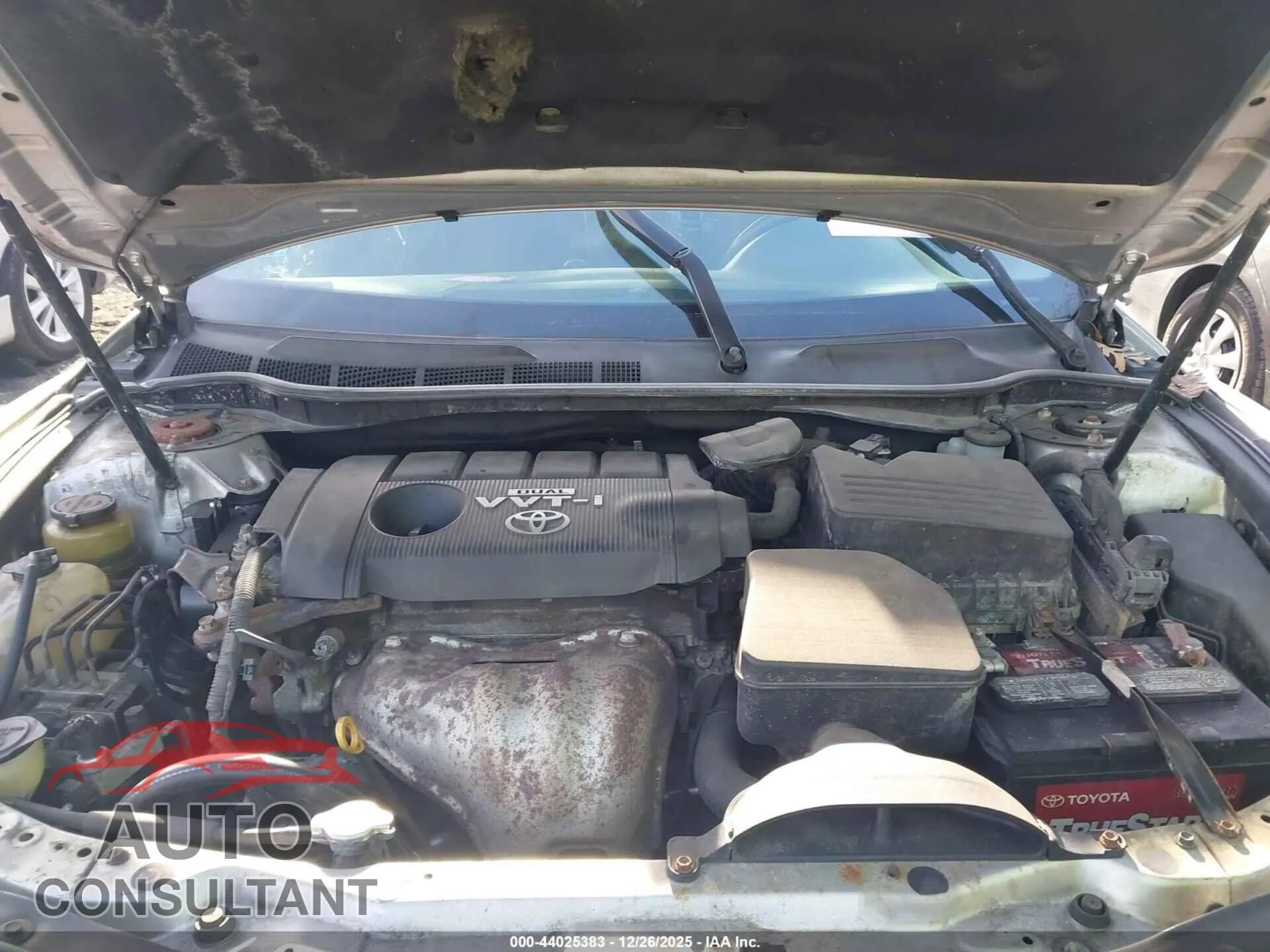 2010 TOYOTA CAMRY Damaged VIN 4T1BF3EK8AU009814 – odometer reading