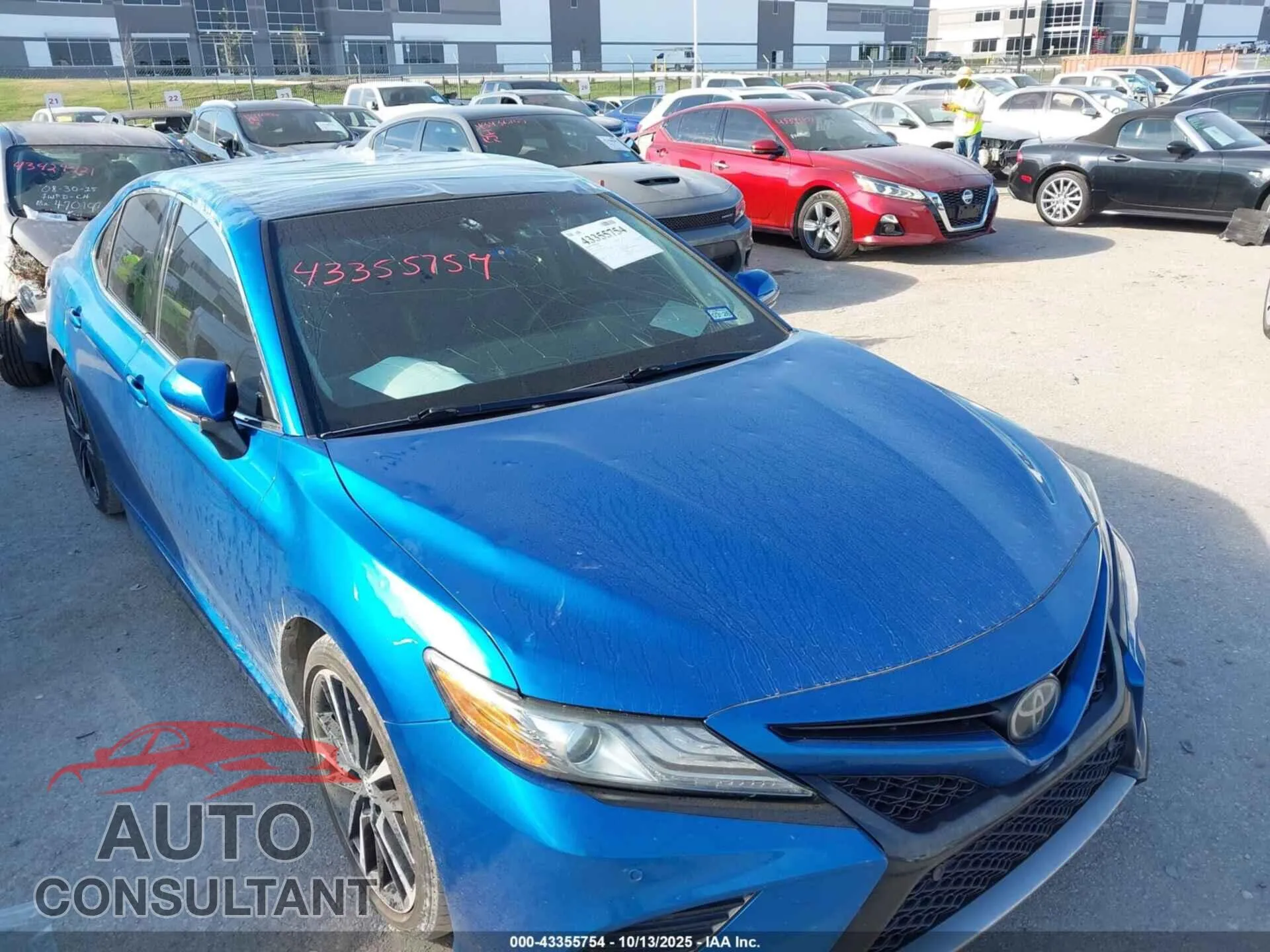 2018 TOYOTA CAMRY Damaged VIN 4T1BZ1HK6JU019569 – engine bay