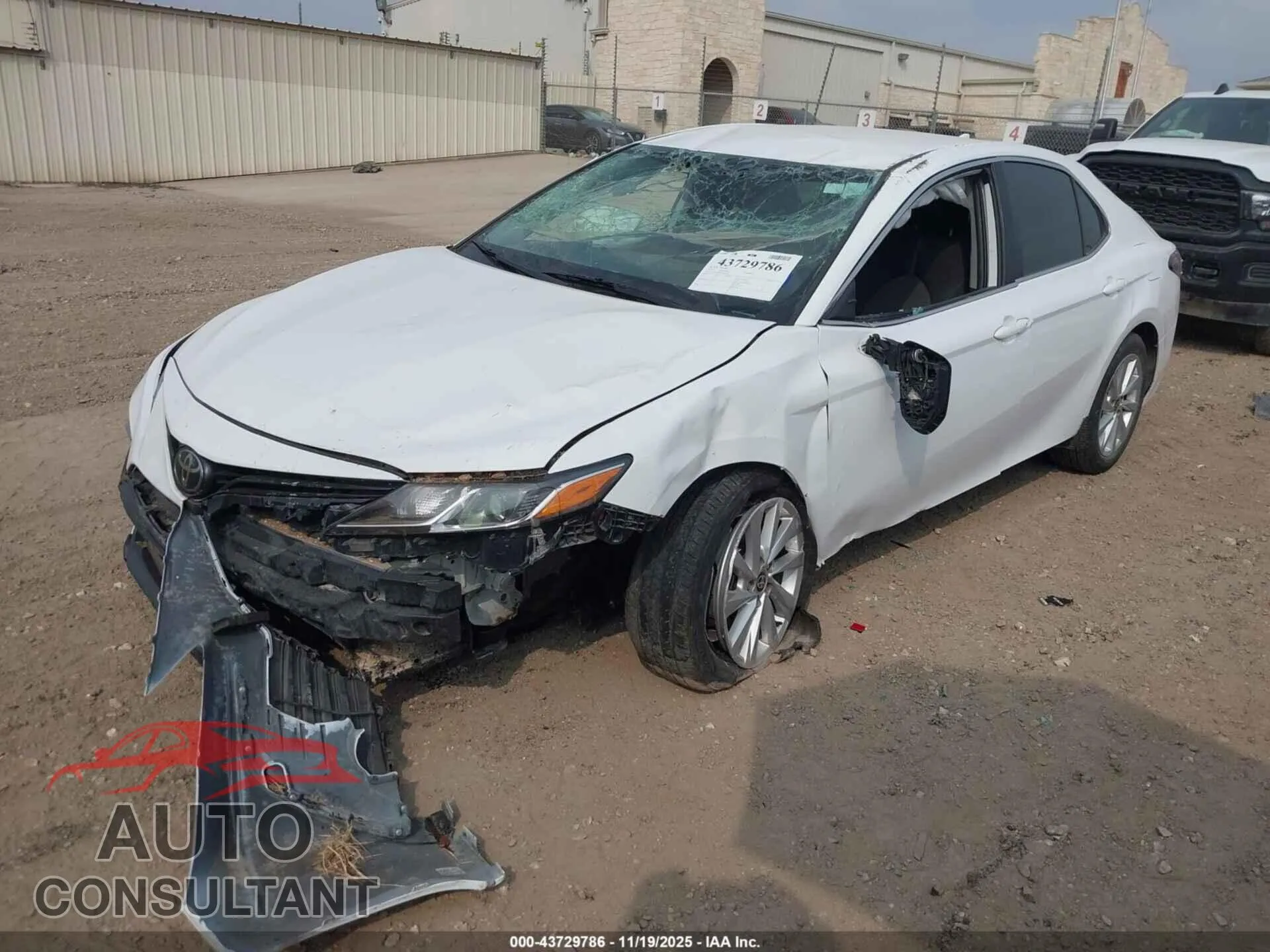 2023 TOYOTA CAMRY Damaged VIN 4T1C11AK8PU818753 – rear exterior