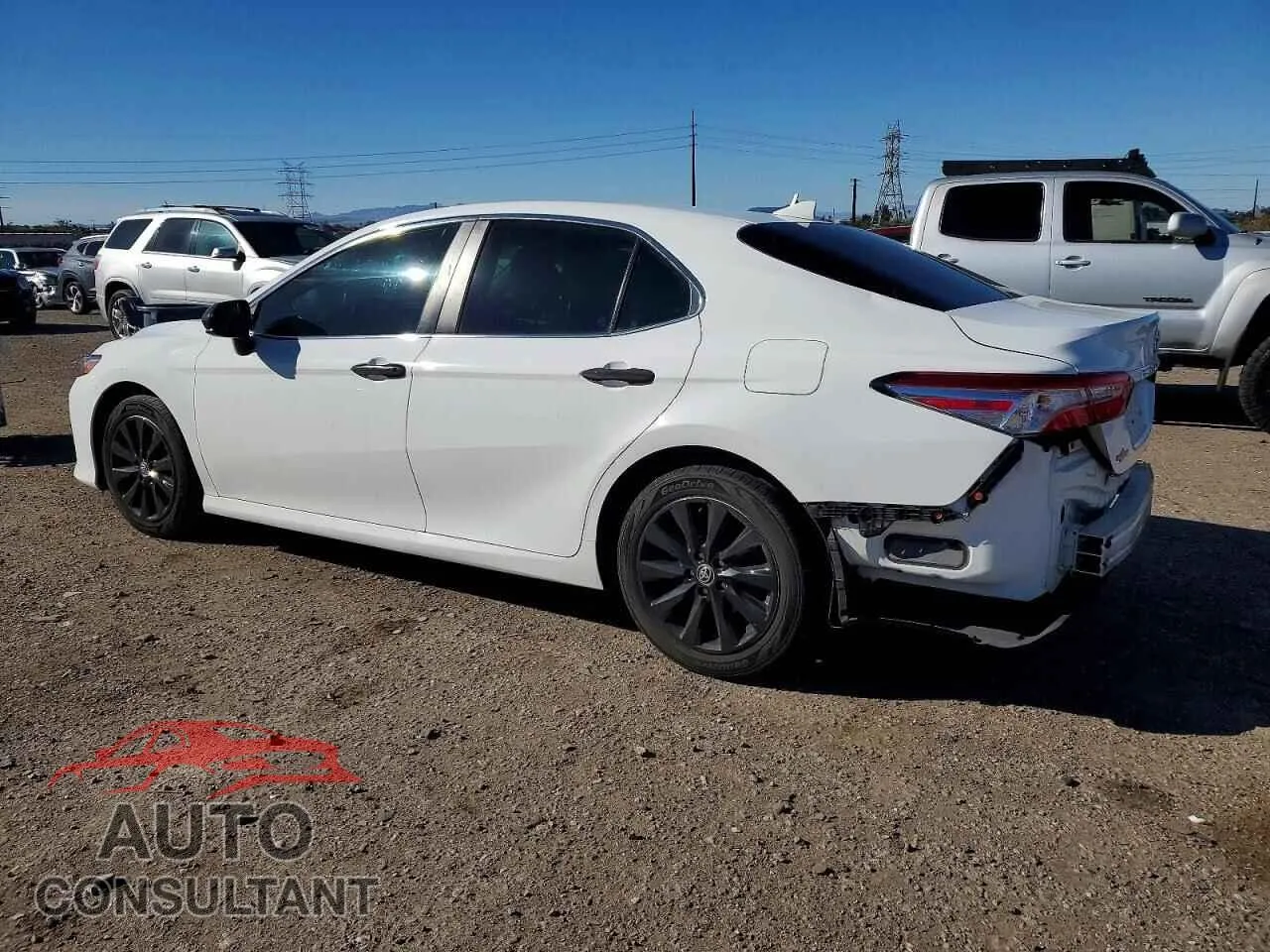 2020 TOYOTA CAMRY Damaged VIN 4T1C11AKXLU983455 – rear exterior