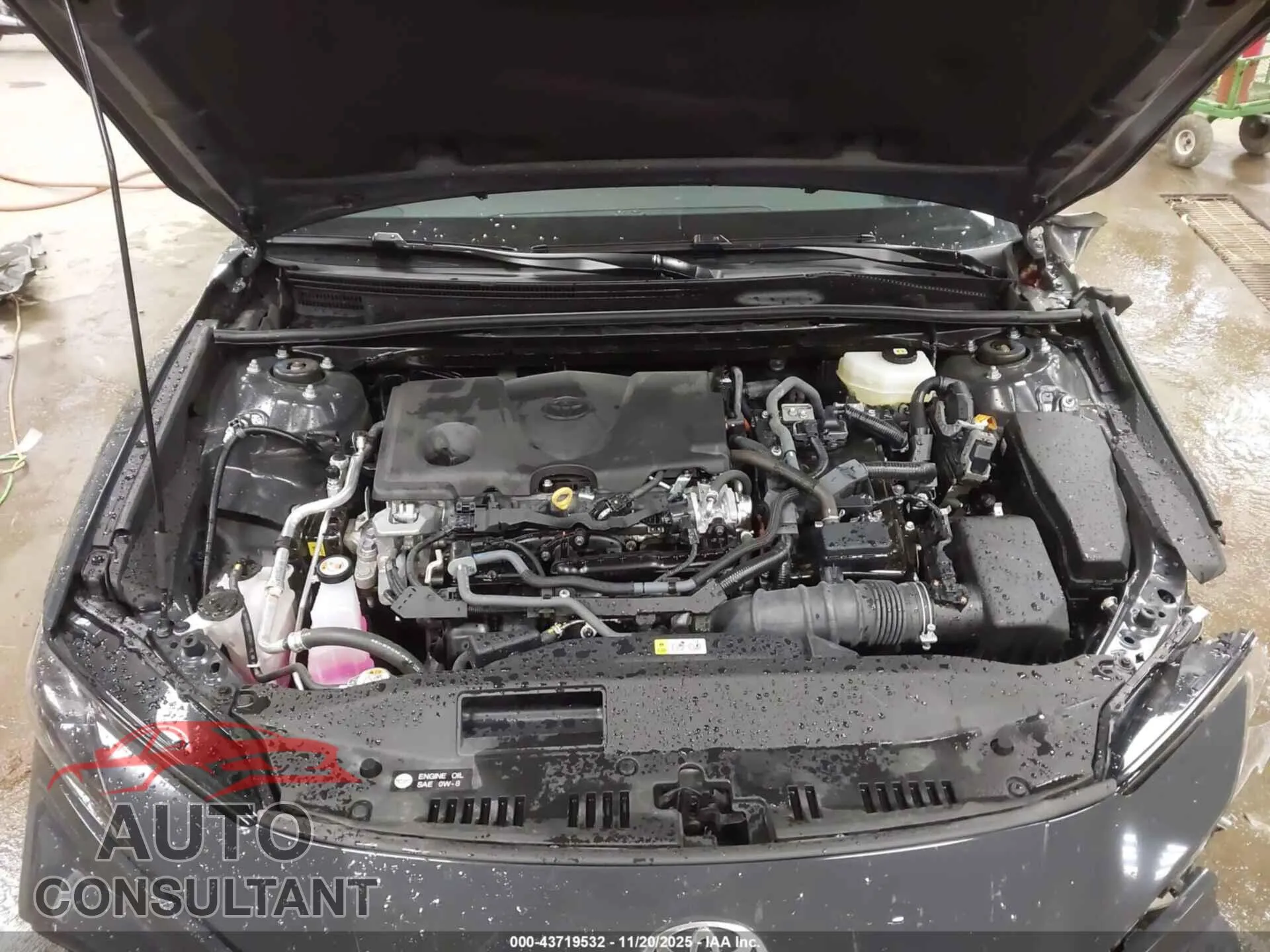 2025 TOYOTA CAMRY Damaged VIN 4T1DBADK7SU526548 – odometer reading