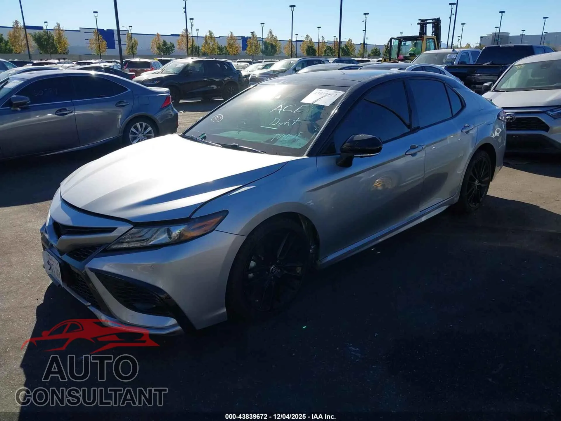 2022 TOYOTA CAMRY Damaged VIN 4T1KZ1AKXNU068144 – rear exterior