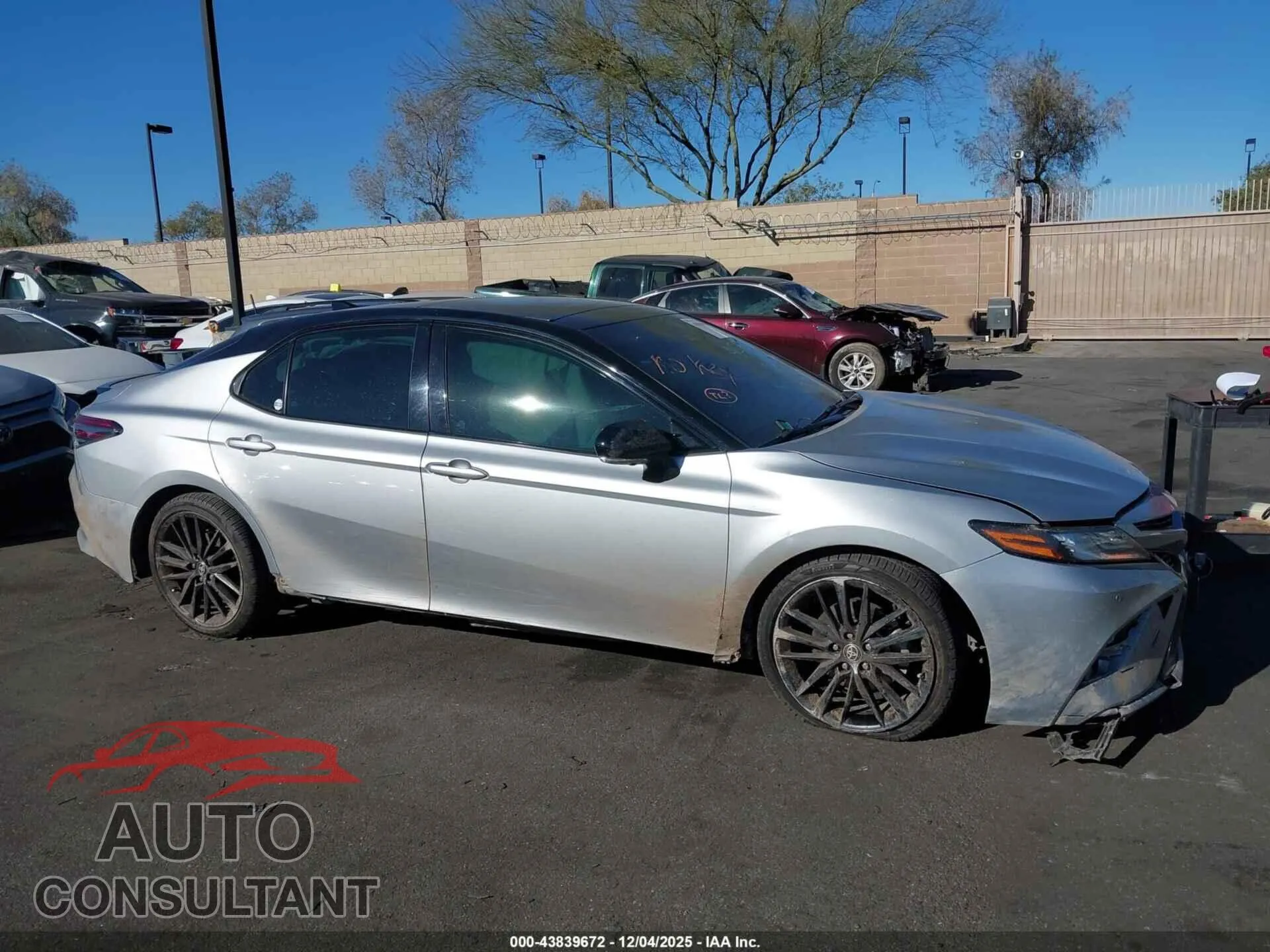 2022 TOYOTA CAMRY Damaged VIN 4T1KZ1AKXNU068144 – engine bay