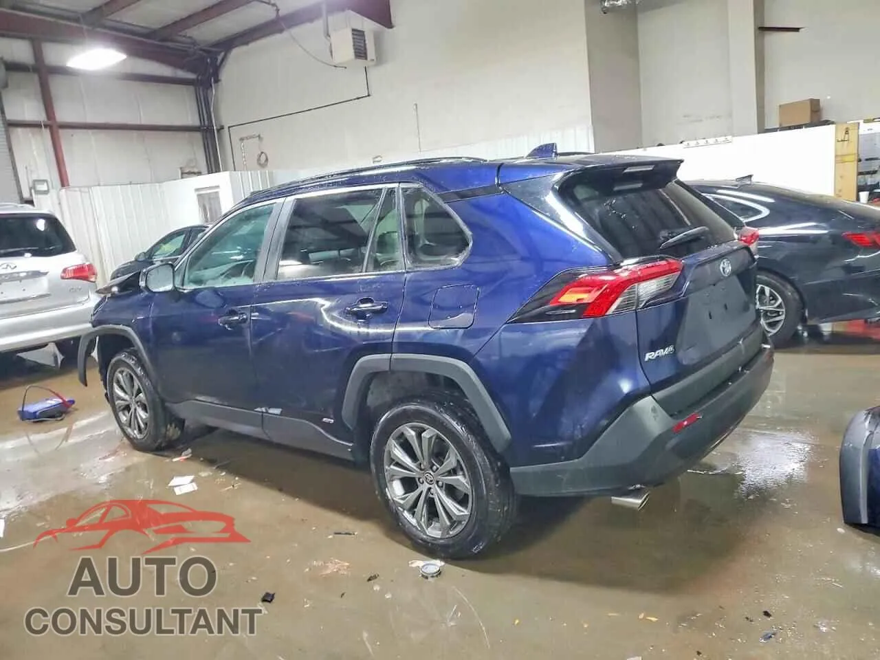 2022 TOYOTA RAV4 Damaged VIN 4T3B6RFVXNU096706 – rear exterior
