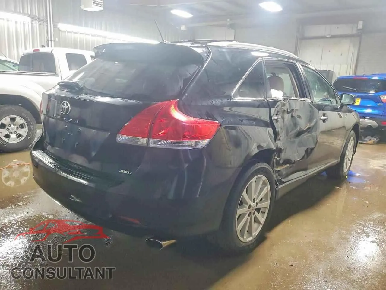 2011 TOYOTA VENZA Damaged VIN 4T3BA3BB4BU021597 – side profile
