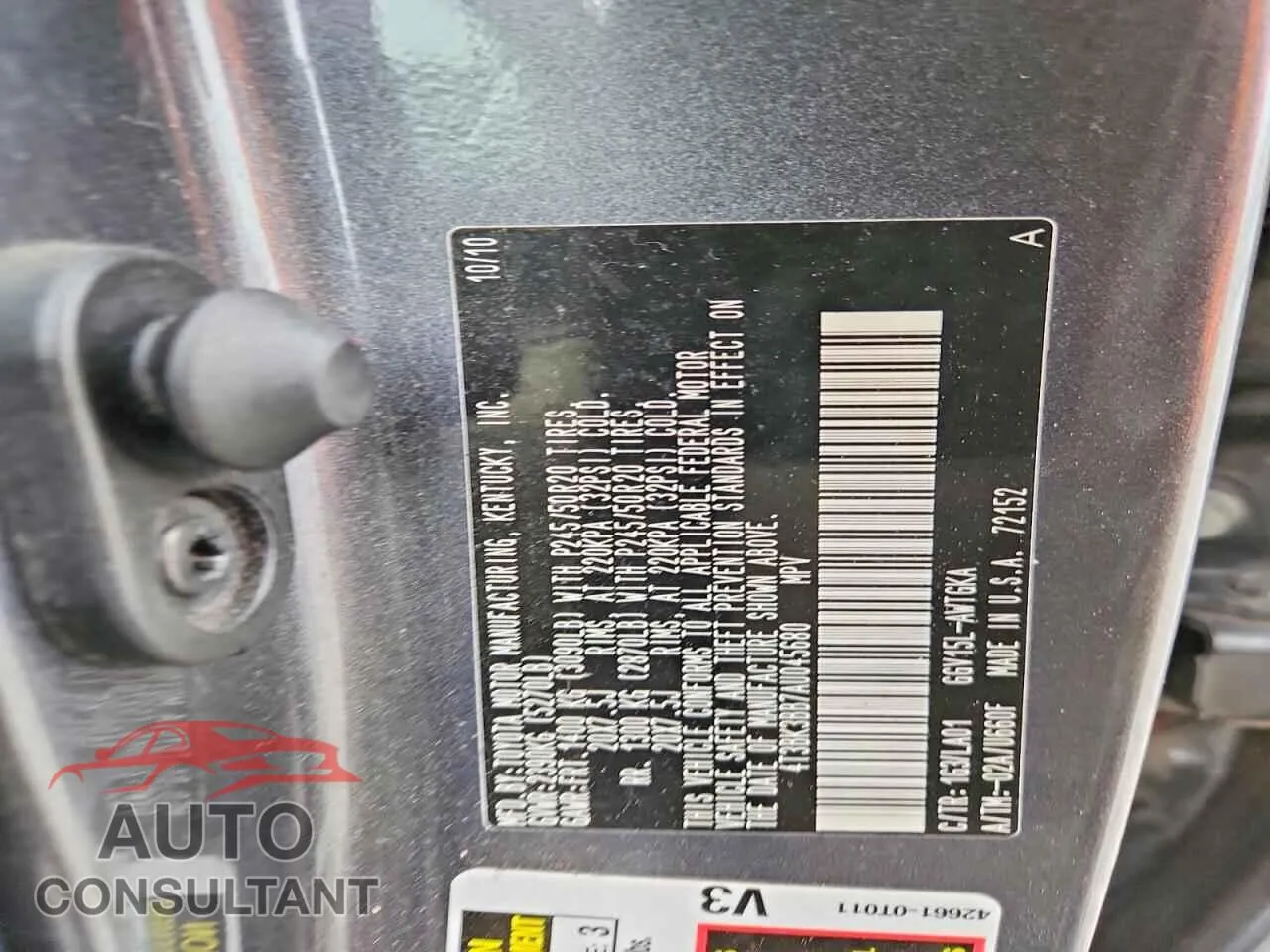 2010 TOYOTA VENZA Used VIN 4T3BK3BB7AU045680 – photo 13