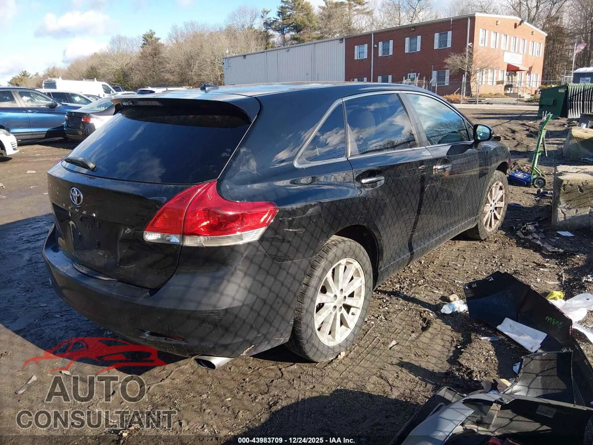 2011 TOYOTA VENZA Damaged VIN 4T3ZA3BBXBU045093 – dashboard