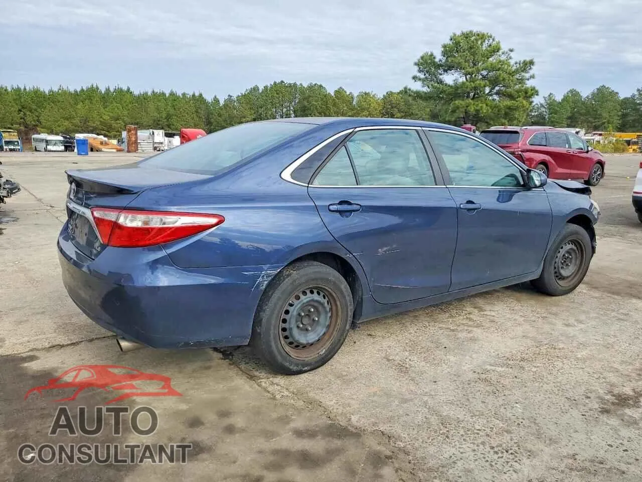 2015 TOYOTA CAMRY Damaged VIN 4T4BF1FK9FR491287 – side profile
