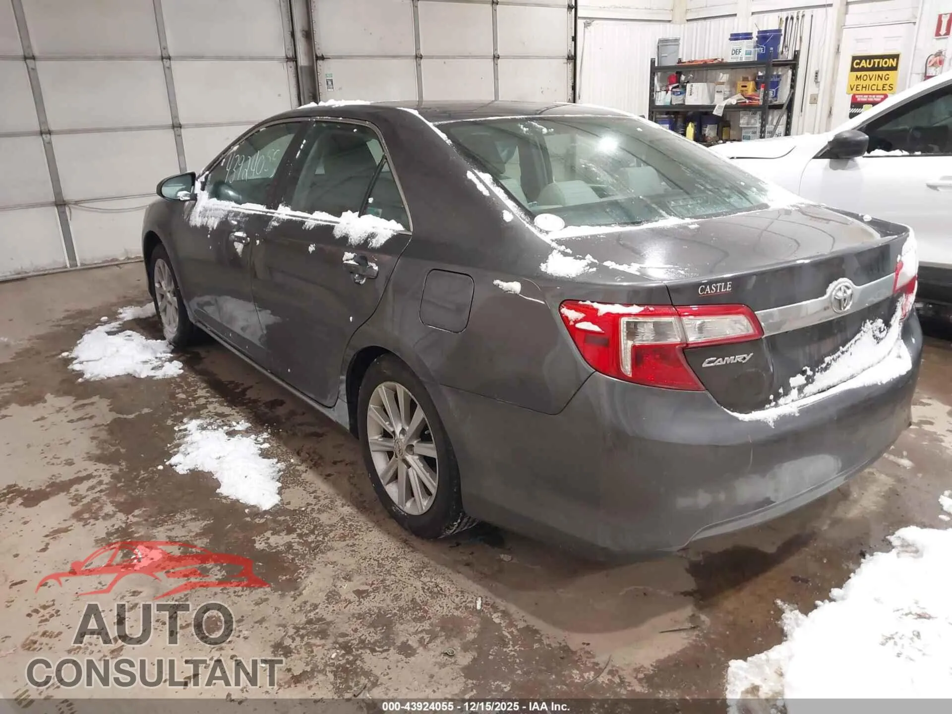 2012 TOYOTA CAMRY Damaged VIN 4T4BF1FKXCR223540 – side profile