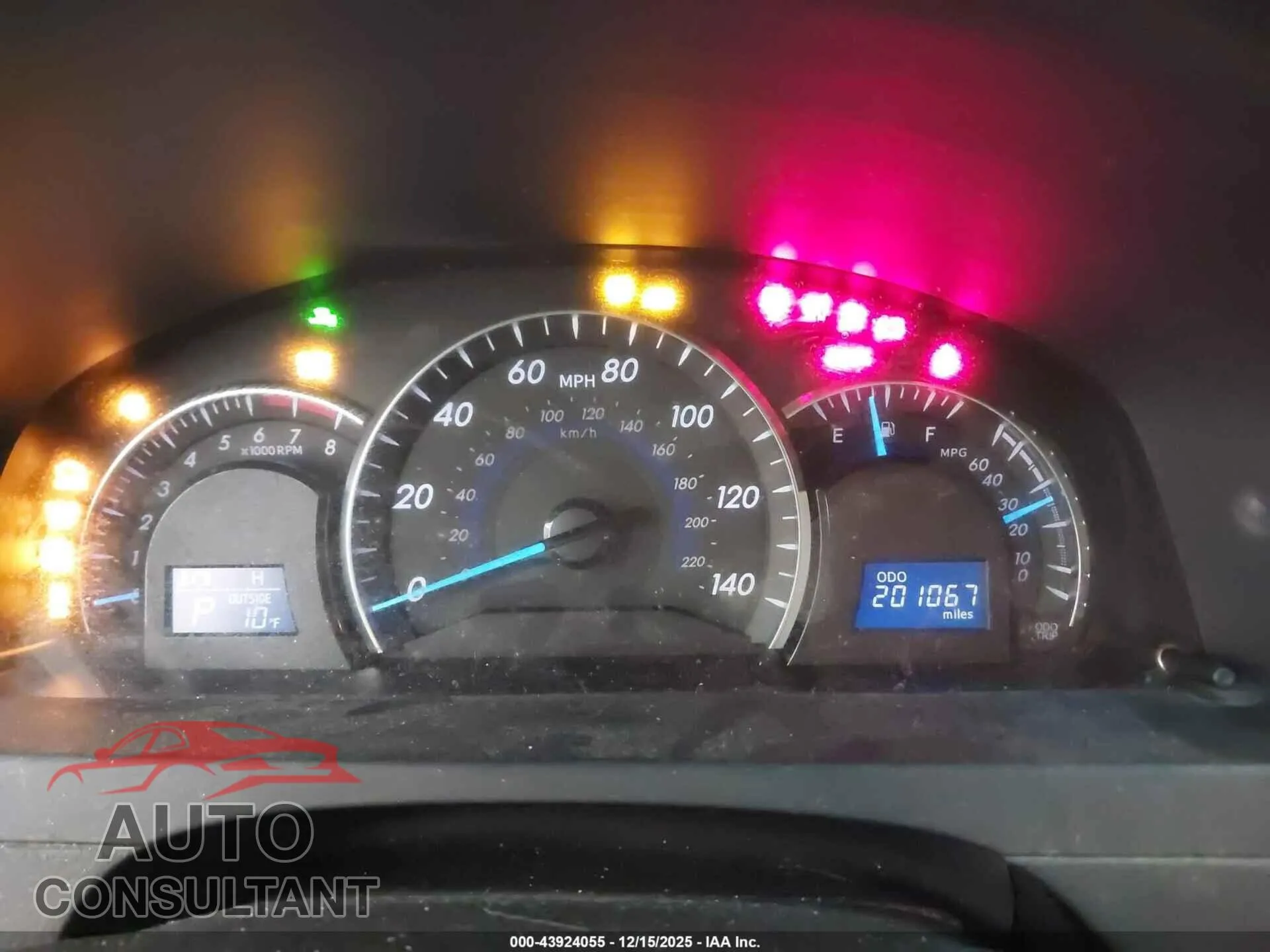 2012 TOYOTA CAMRY Damaged VIN 4T4BF1FKXCR223540 – exterior detail