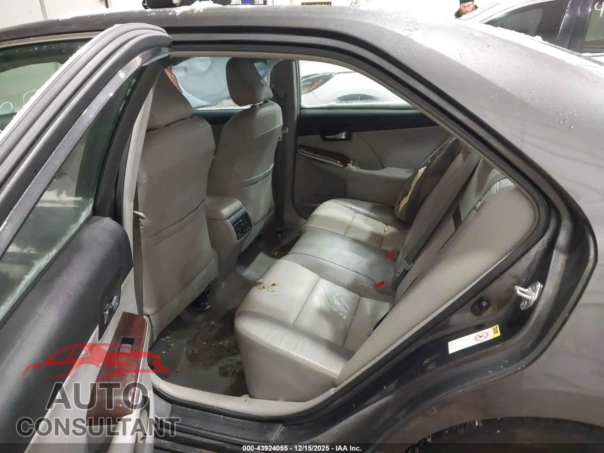 2012 TOYOTA CAMRY Damaged VIN 4T4BF1FKXCR223540 – undercarriage
