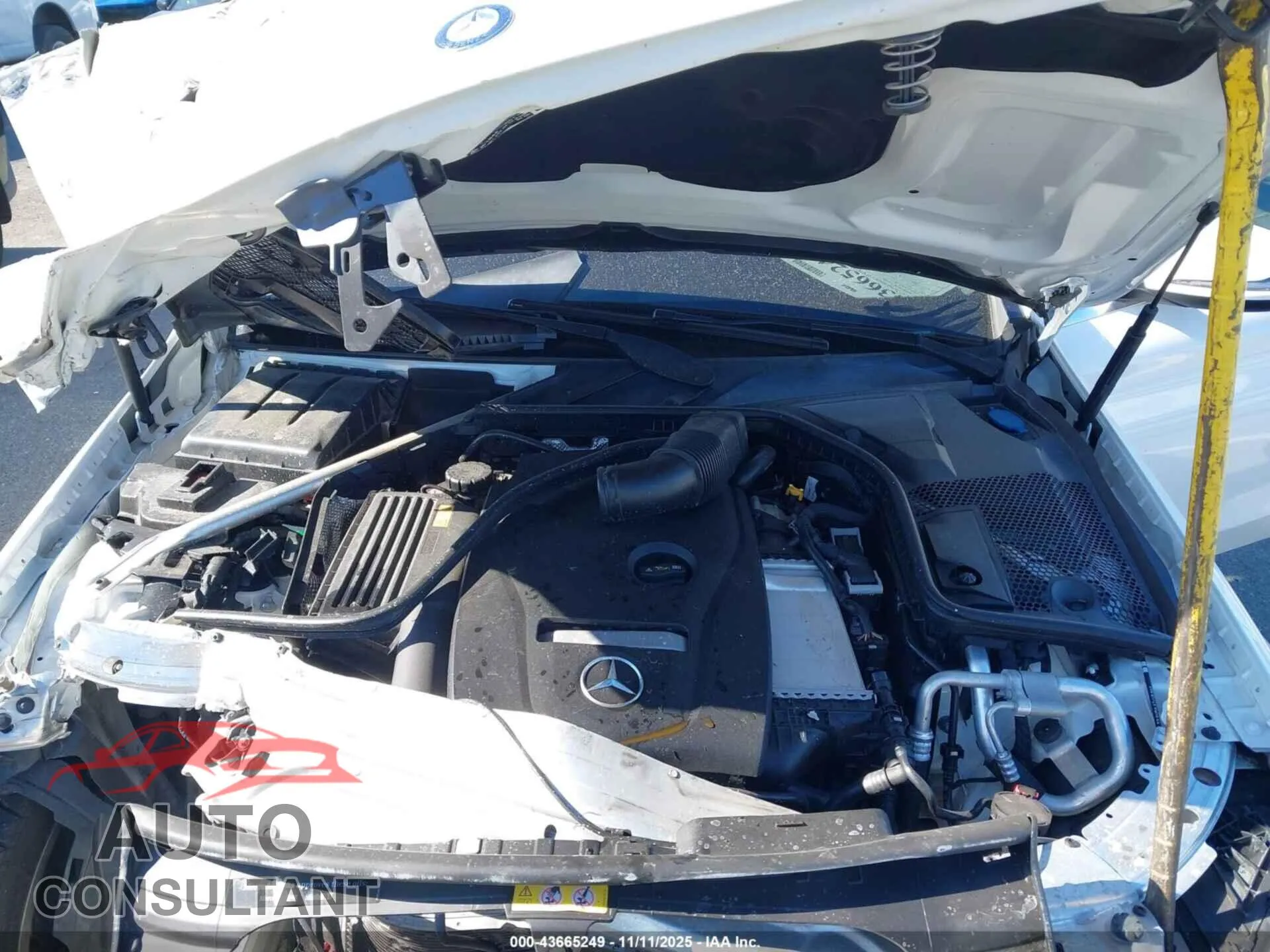 2016 MERCEDES-BENZ C 300 Damaged VIN 55SWF4KB9GU108075 – odometer reading