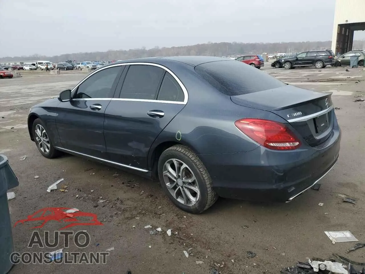 2016 MERCEDES-BENZ C-CLASS Damaged VIN 55SWF4KB9GU119772 – rear exterior