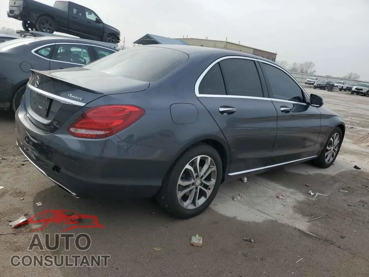 2016 MERCEDES-BENZ C-CLASS Damaged VIN 55SWF4KB9GU119772 – side profile