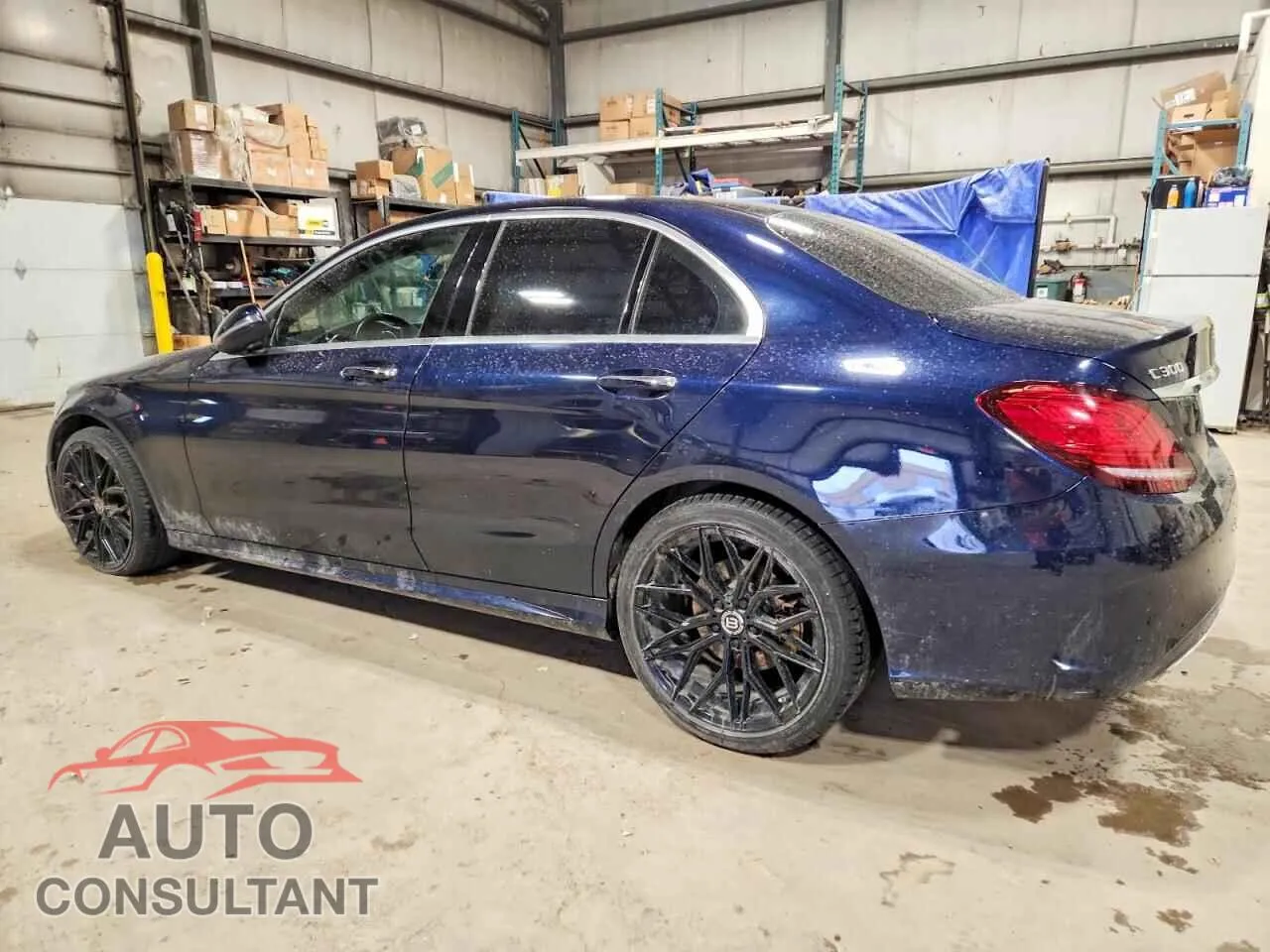 2019 MERCEDES-BENZ C-CLASS Damaged VIN 55SWF8EB6KU310755 – rear exterior