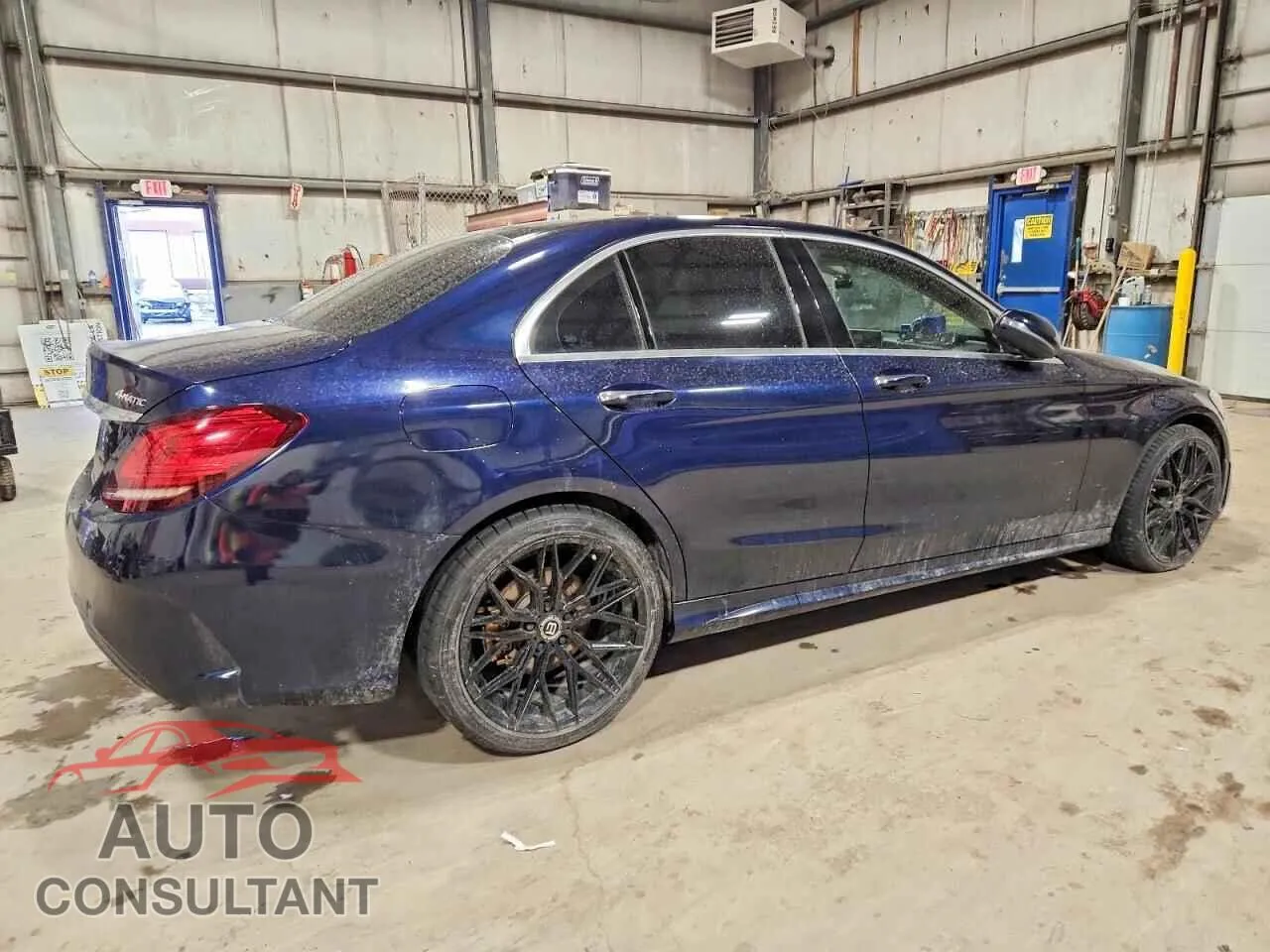 2019 MERCEDES-BENZ C-CLASS Damaged VIN 55SWF8EB6KU310755 – side profile