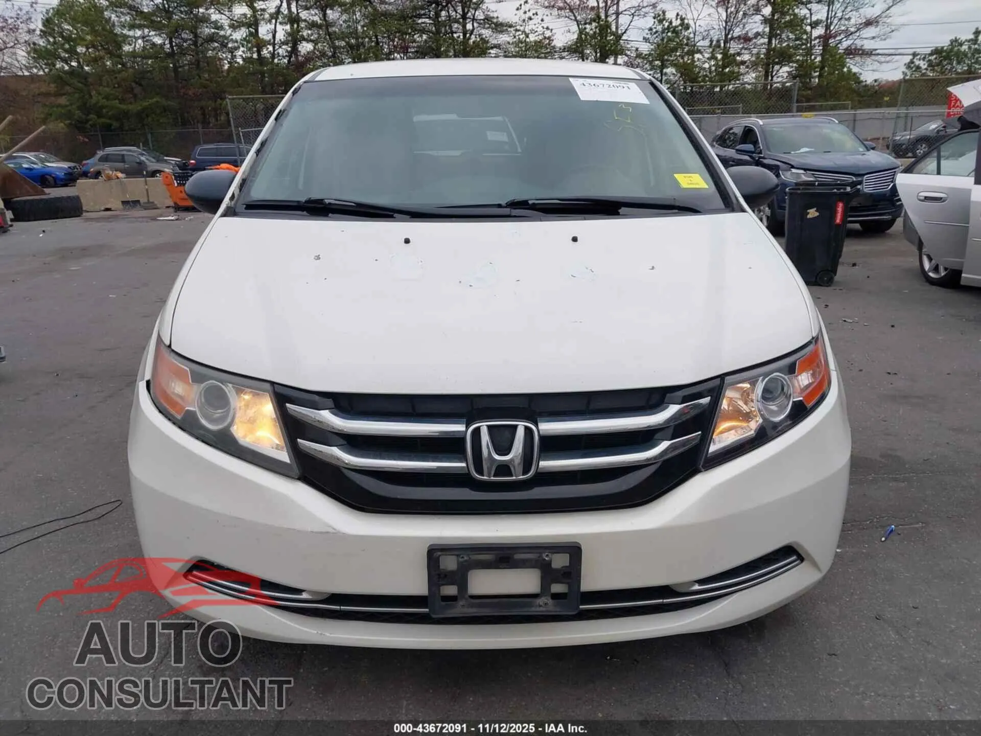 2014 HONDA ODYSSEY Damaged VIN 5FNRL5H2XEB003093 – photo 13