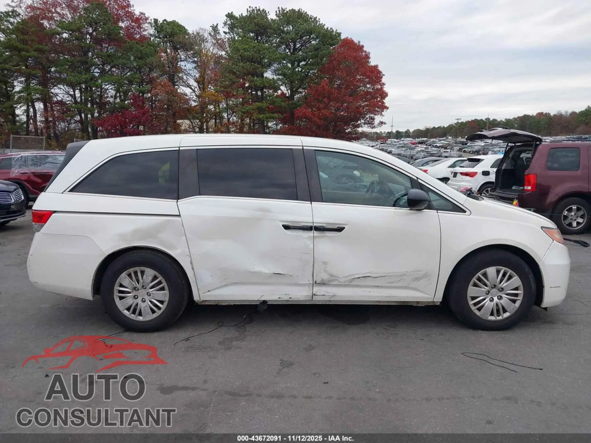 2014 HONDA ODYSSEY Damaged VIN 5FNRL5H2XEB003093 – photo 14