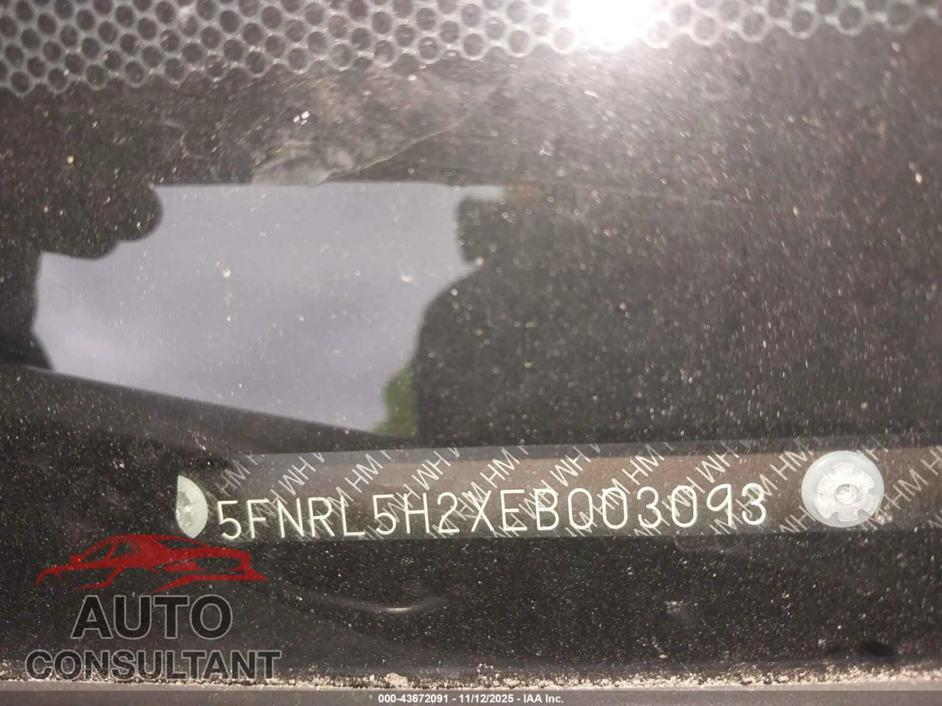 2014 HONDA ODYSSEY Damaged VIN 5FNRL5H2XEB003093 – photo 18