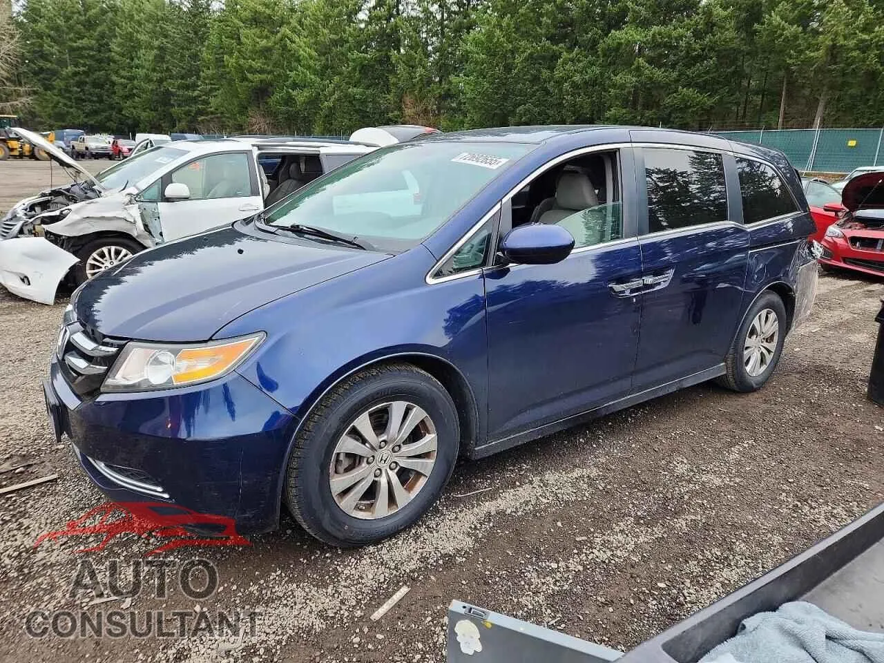 2016 HONDA ODYSSEY VIN 5FNRL5H31GB103188