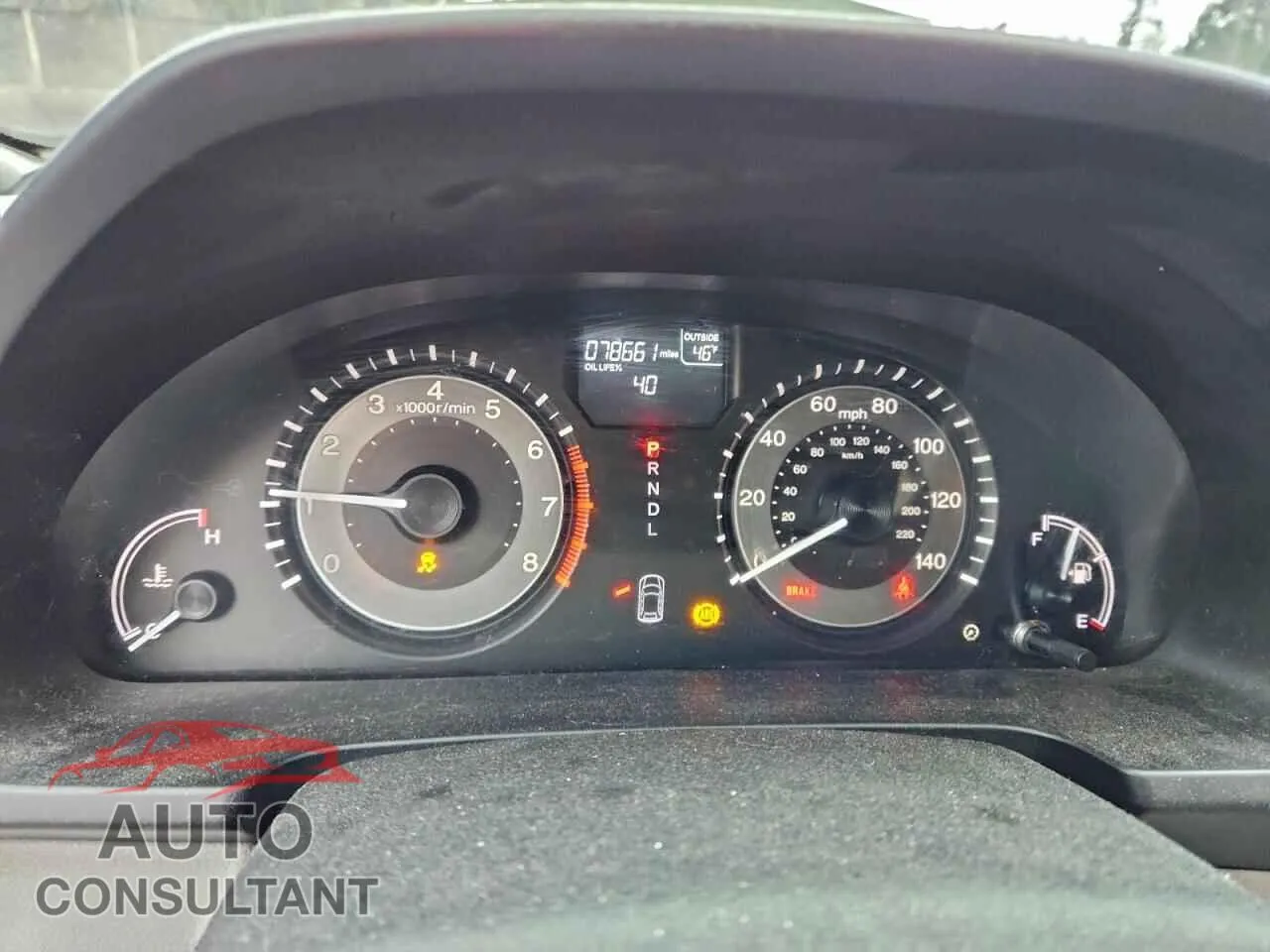 2016 HONDA ODYSSEY Damaged VIN 5FNRL5H31GB103188 – trunk area