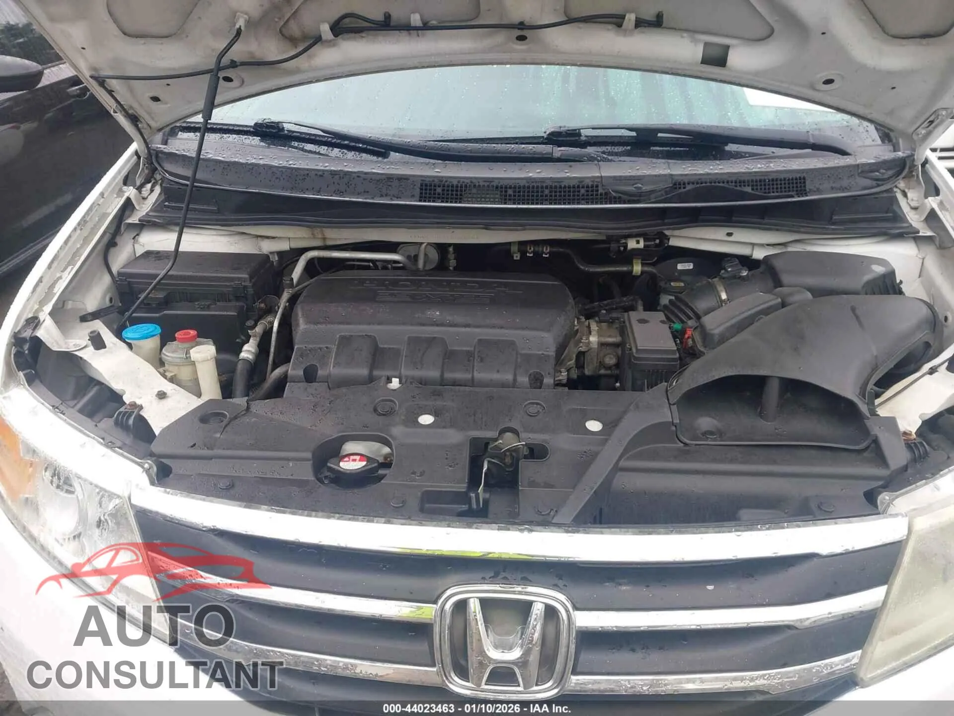 2012 HONDA ODYSSEY Damaged VIN 5FNRL5H62CB032362 – odometer reading