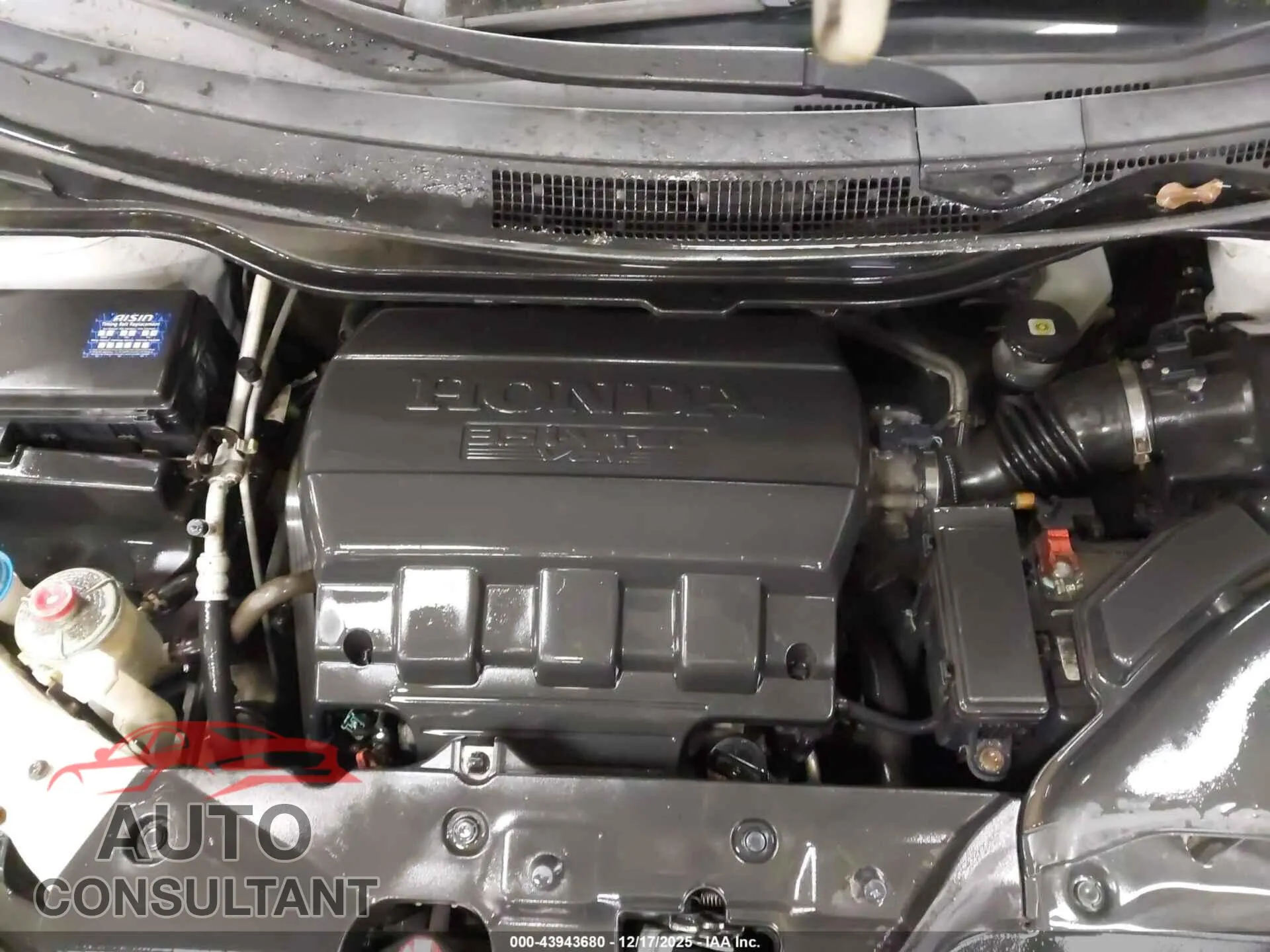 2015 HONDA ODYSSEY Damaged VIN 5FNRL5H6XFB068370 – odometer reading