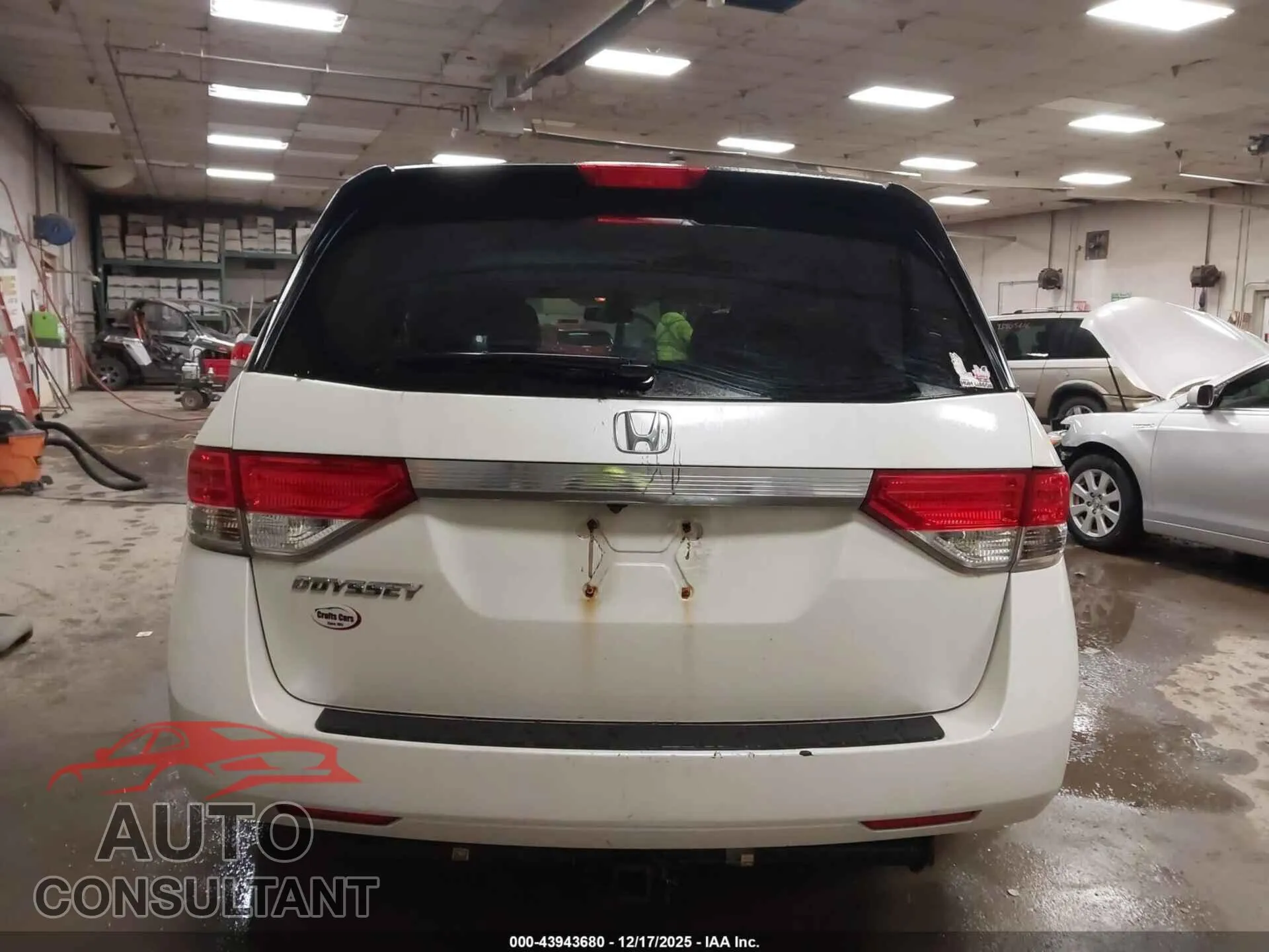 2015 HONDA ODYSSEY Damaged VIN 5FNRL5H6XFB068370 – photo 16