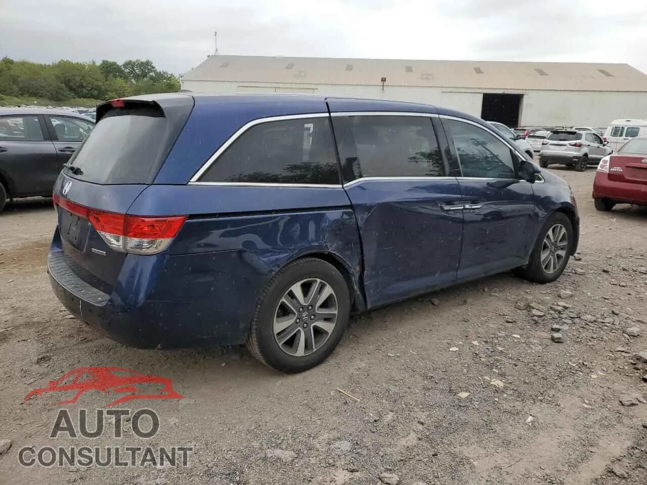 2016 HONDA ODYSSEY Damaged VIN 5FNRL5H98GB001987 – side profile