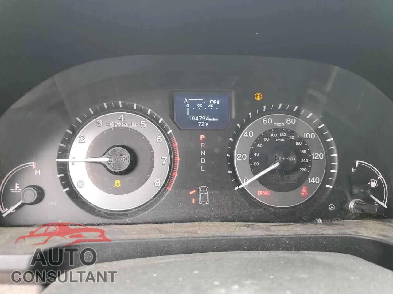2016 HONDA ODYSSEY Damaged VIN 5FNRL5H98GB001987 – trunk area