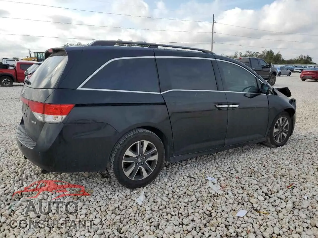 2016 HONDA ODYSSEY Damaged VIN 5FNRL5H99GB073880 – side profile