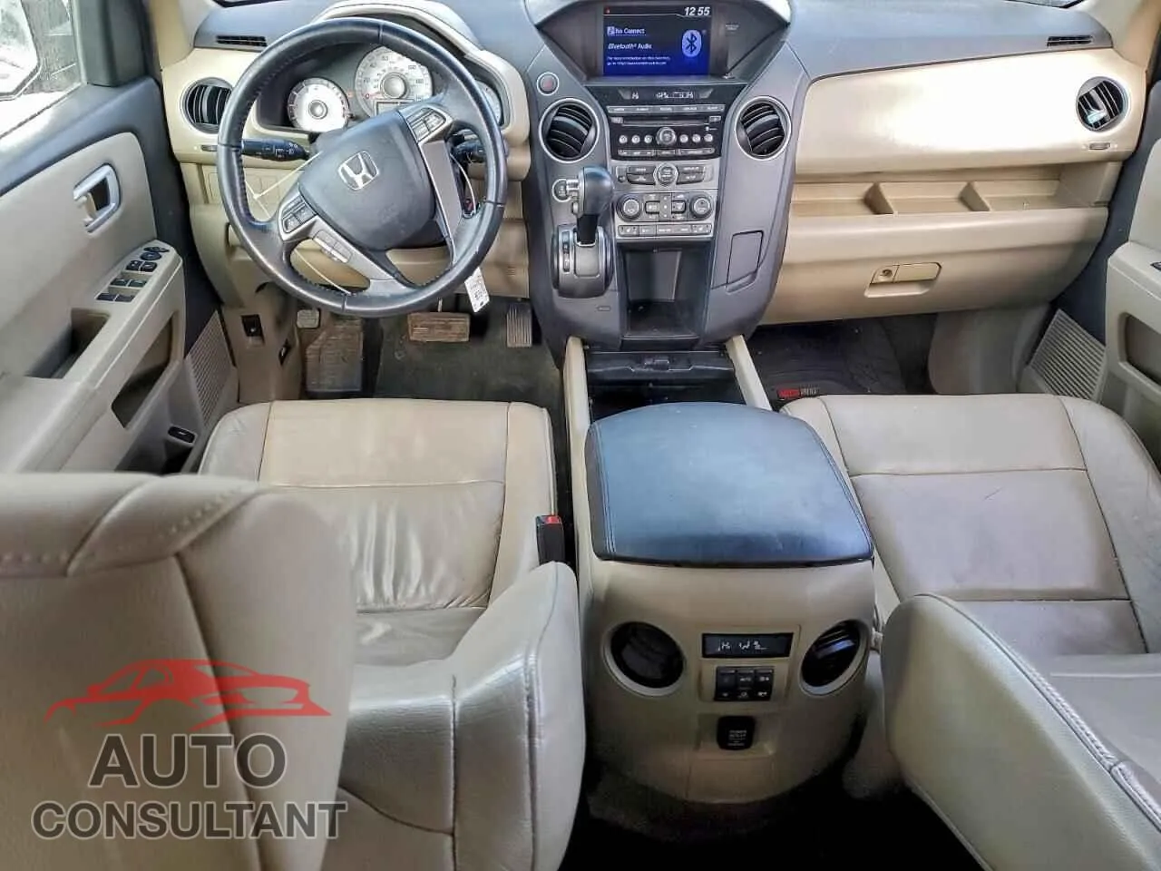 2014 HONDA PILOT Damaged VIN 5FNYF4H5XEB013906 – undercarriage