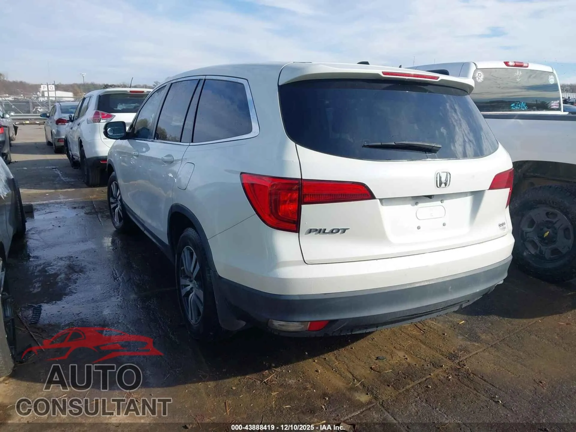 2018 HONDA PILOT Damaged VIN 5FNYF5H59JB002136 – side profile