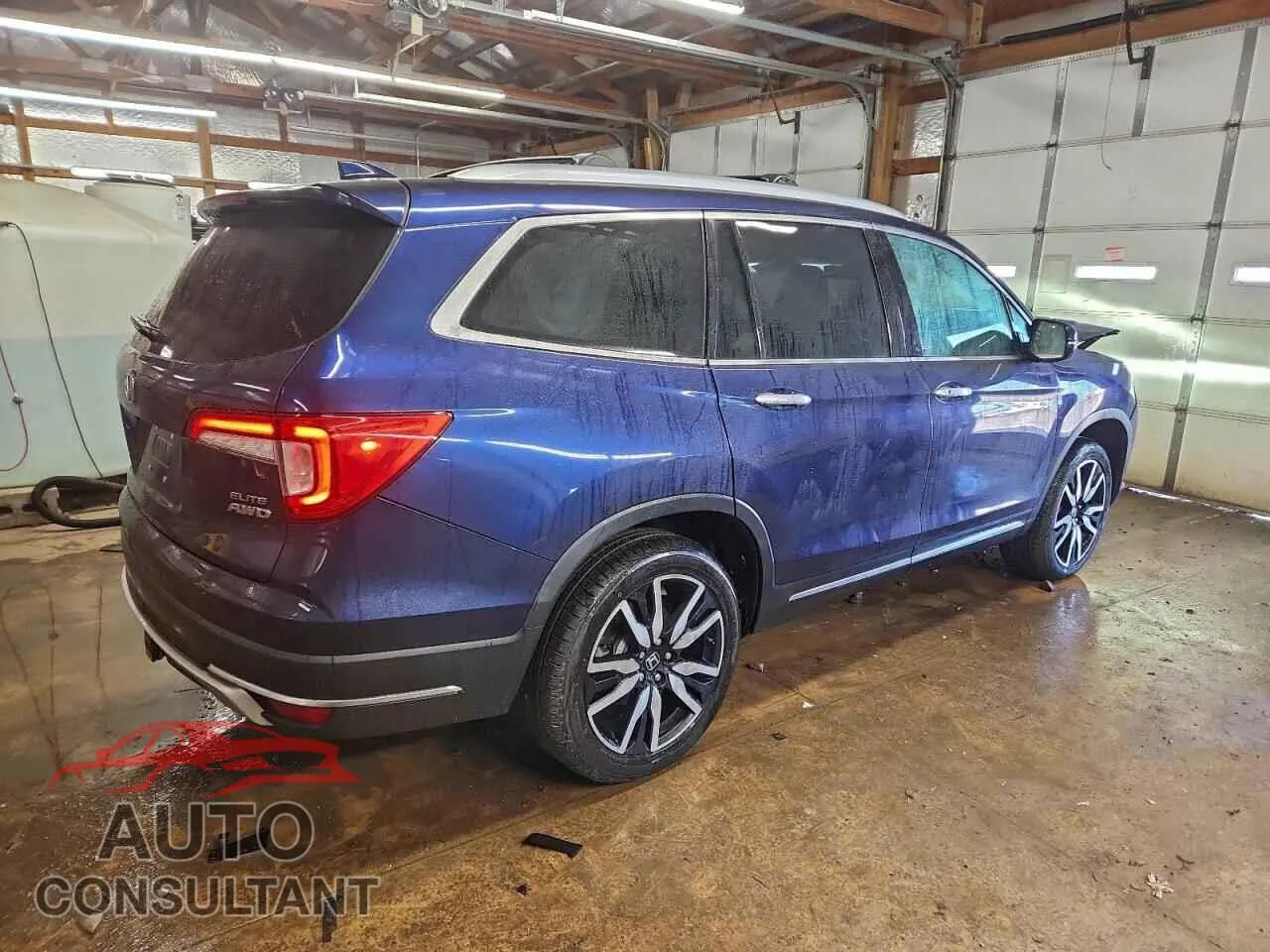 2021 HONDA PILOT Damaged VIN 5FNYF6H08MB003339 – side profile