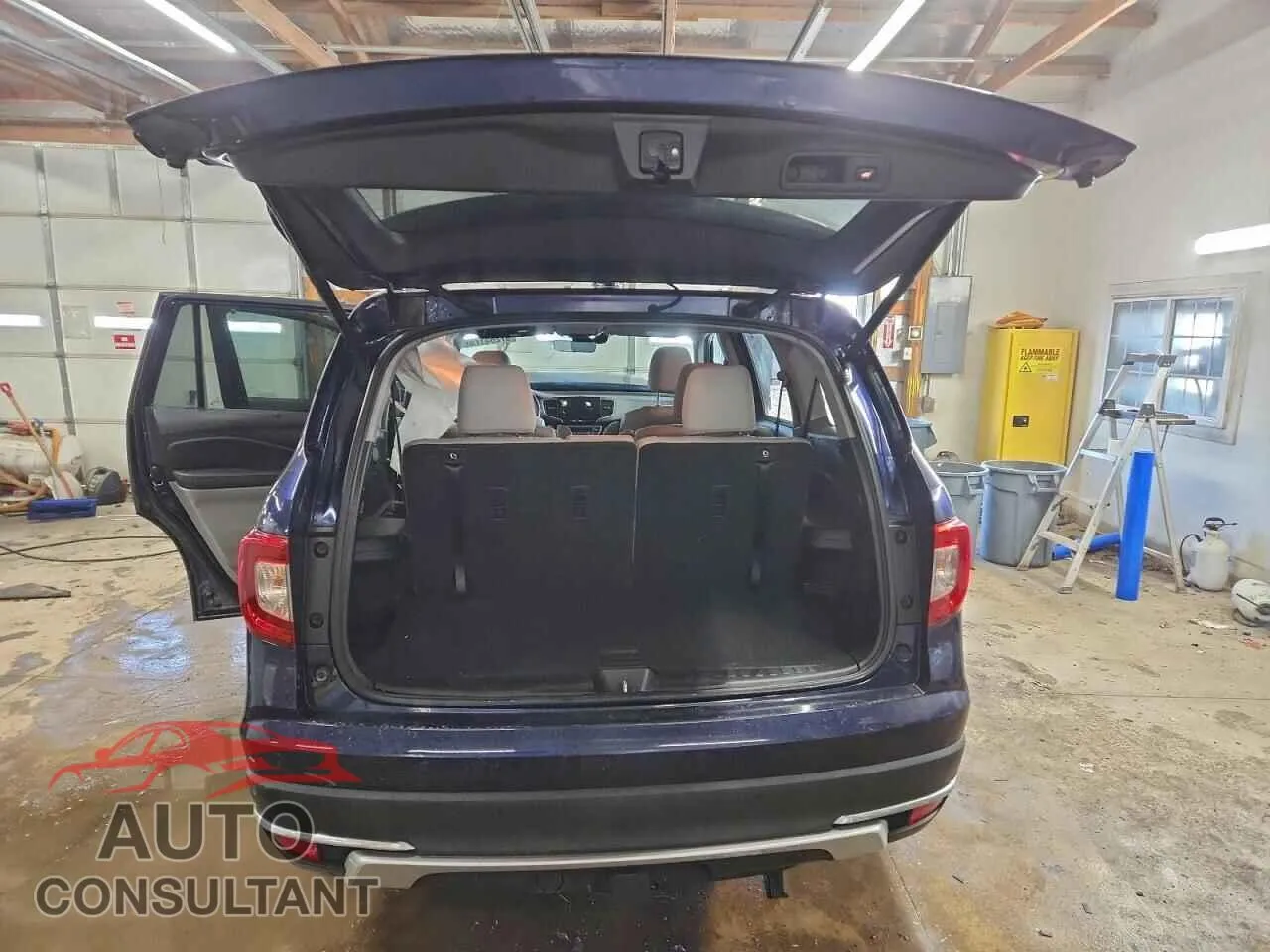 2021 HONDA PILOT Damaged VIN 5FNYF6H08MB003339 – engine bay