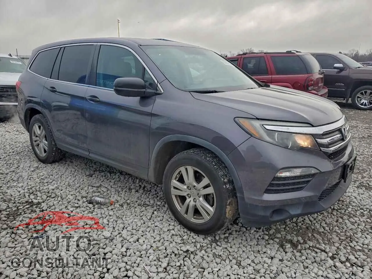 2017 HONDA PILOT Damaged VIN 5FNYF6H16HB049587 – dashboard
