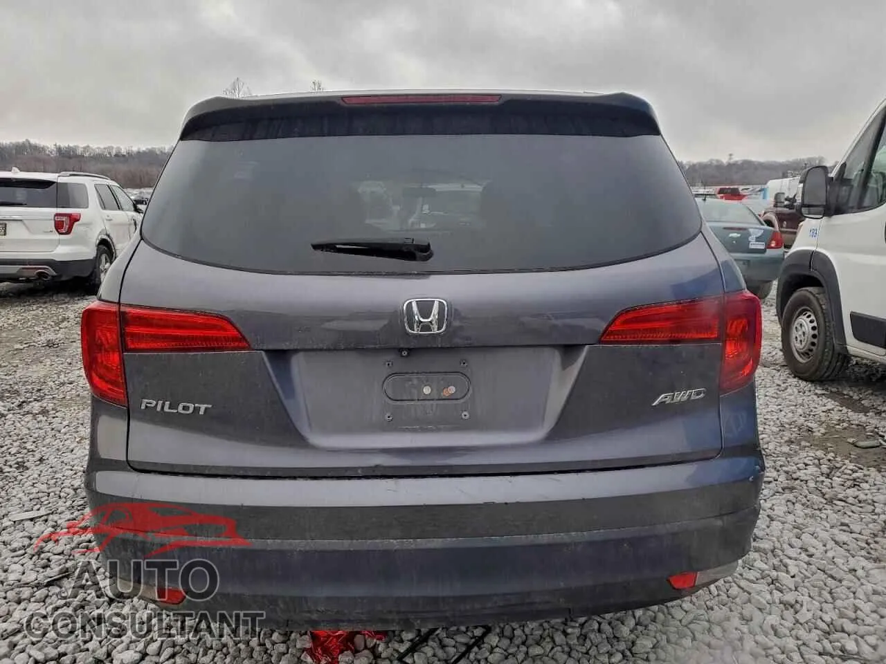 2017 HONDA PILOT Damaged VIN 5FNYF6H16HB049587 – engine bay