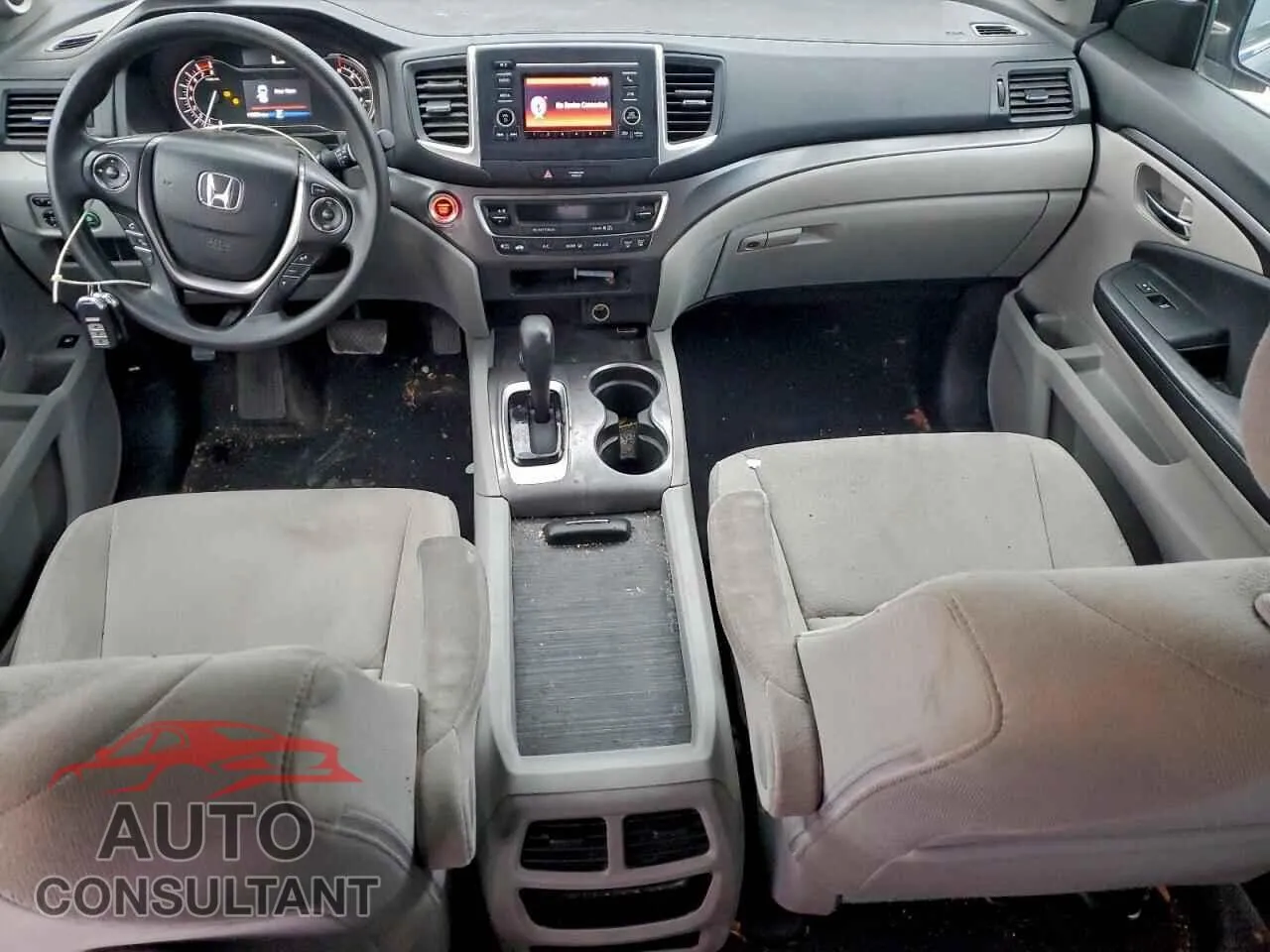 2017 HONDA PILOT Damaged VIN 5FNYF6H16HB049587 – undercarriage