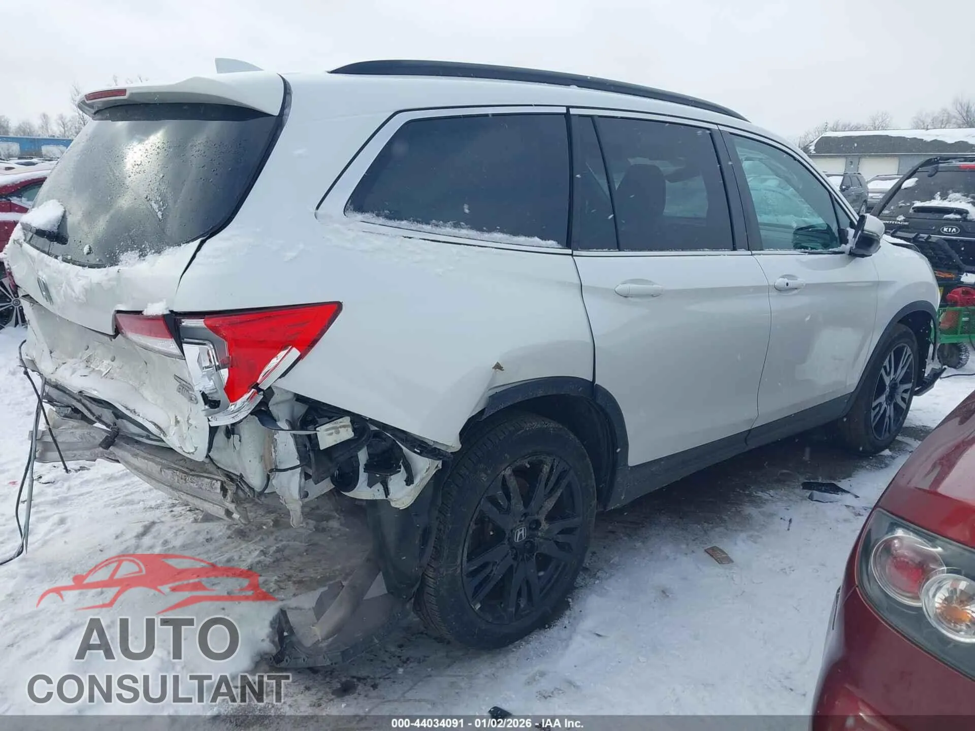 2022 HONDA PILOT Damaged VIN 5FNYF6H20NB049802 – dashboard