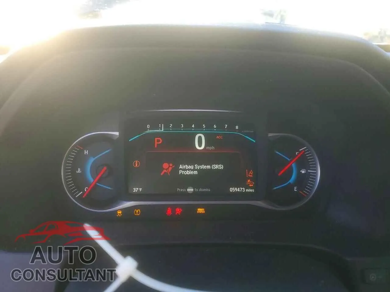 2019 HONDA PILOT Damaged VIN 5FNYF6H41KB028311 – trunk area