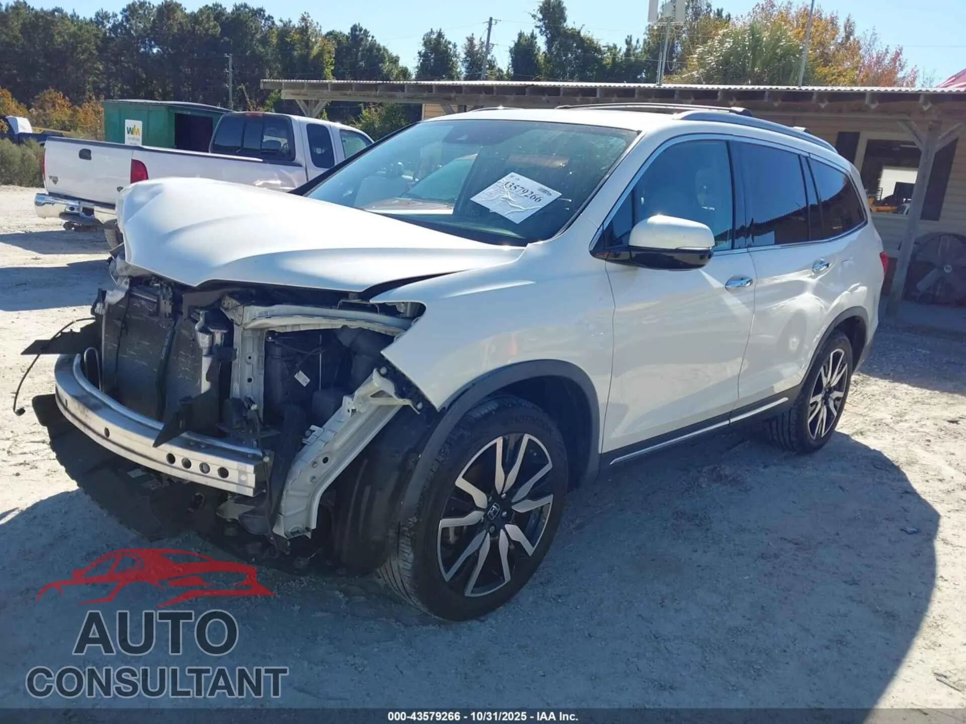 2019 HONDA PILOT Damaged VIN 5FNYF6H99KB083911 – rear exterior