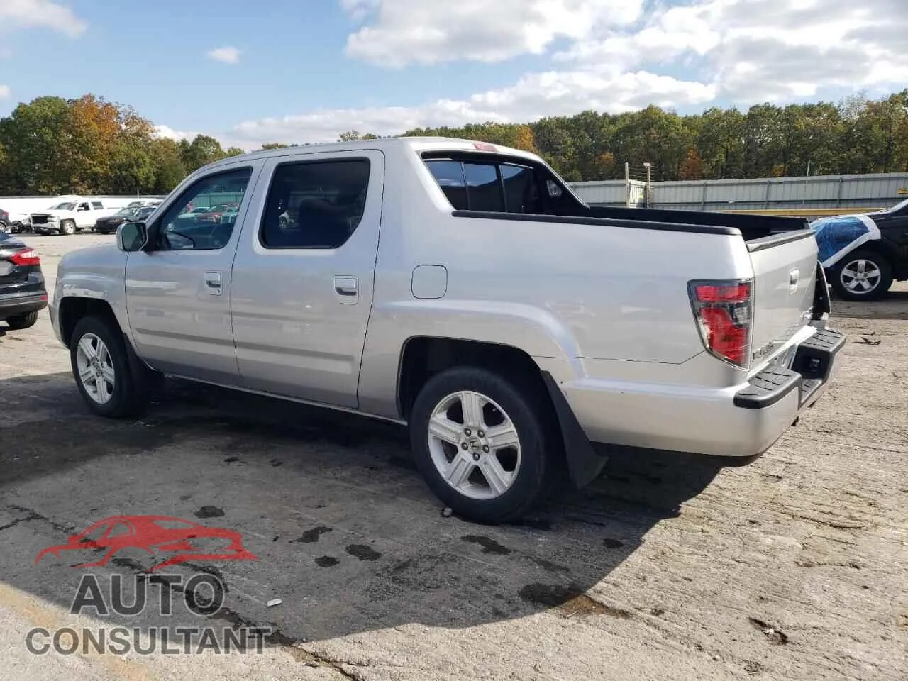 2012 HONDA RIDGELINE Damaged VIN 5FPYK1F52CB002626 – rear exterior