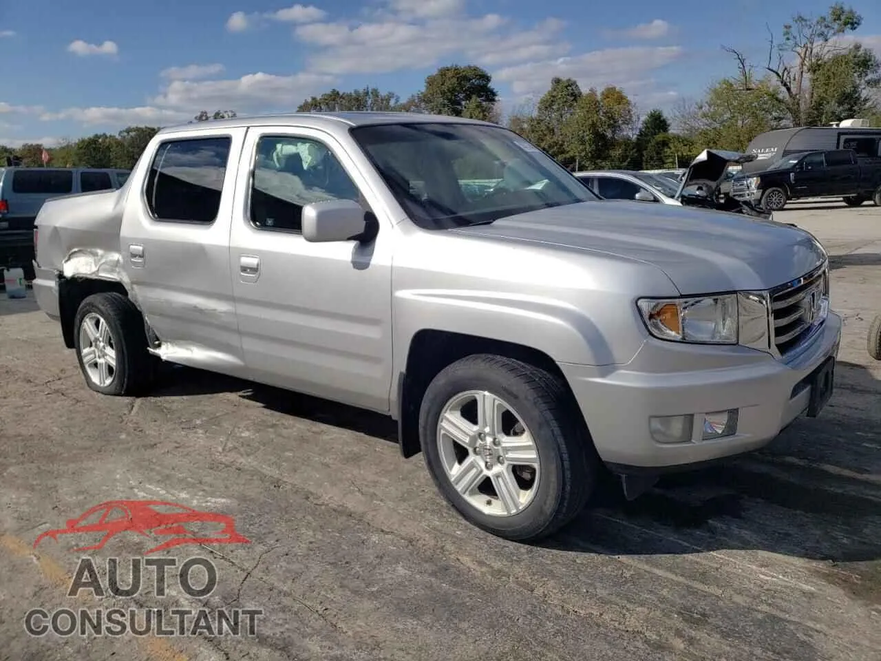 2012 HONDA RIDGELINE Damaged VIN 5FPYK1F52CB002626 – dashboard
