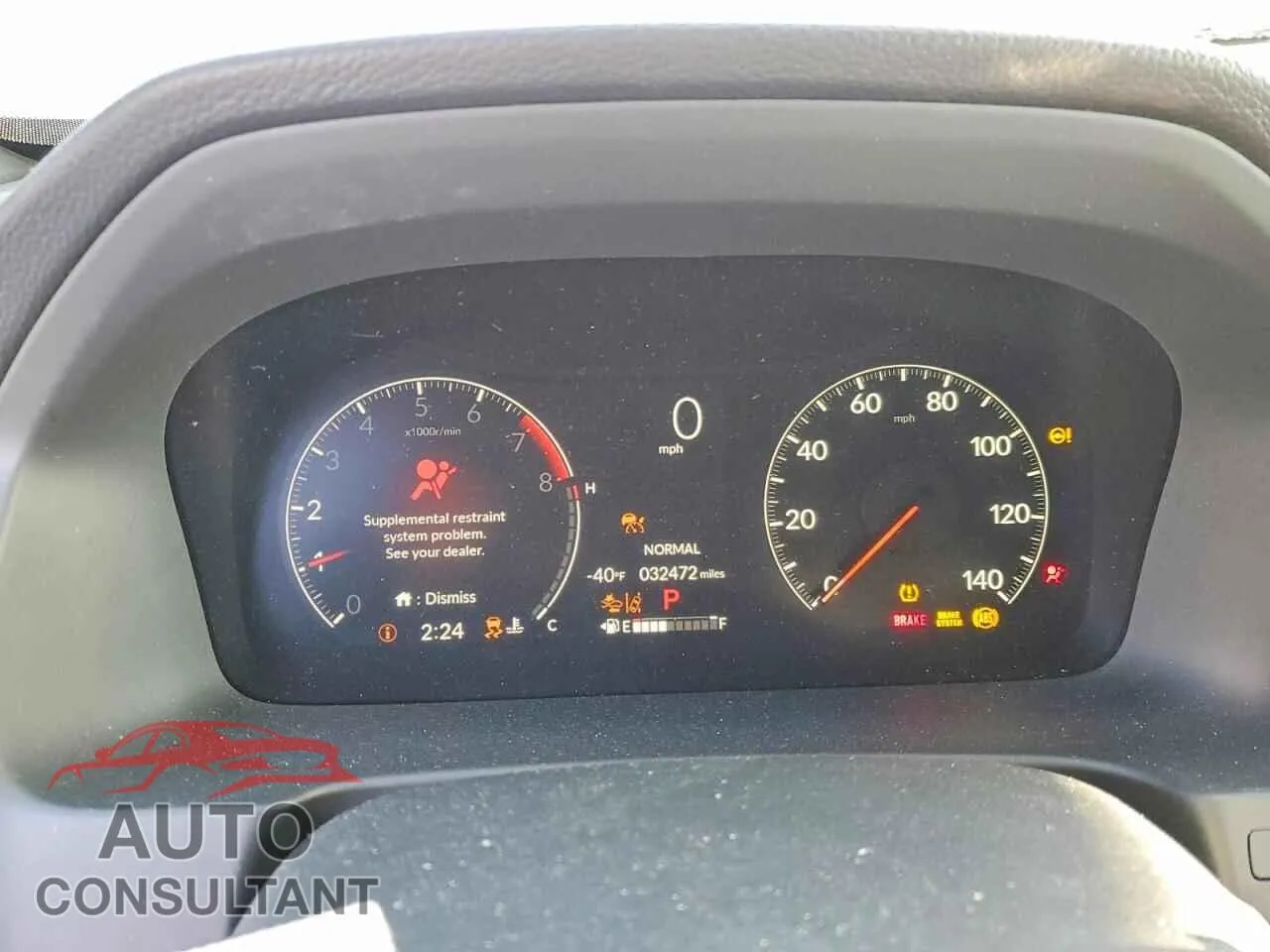 2024 HONDA RIDGELINE Damaged VIN 5FPYK3F82RB026505 – trunk area