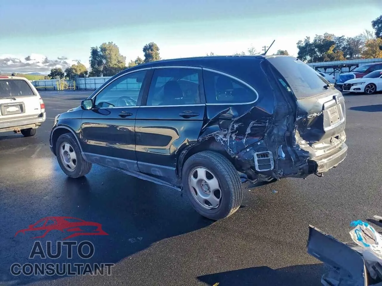 2010 HONDA CRV Damaged VIN 5J6RE3H33AL039751 – rear exterior