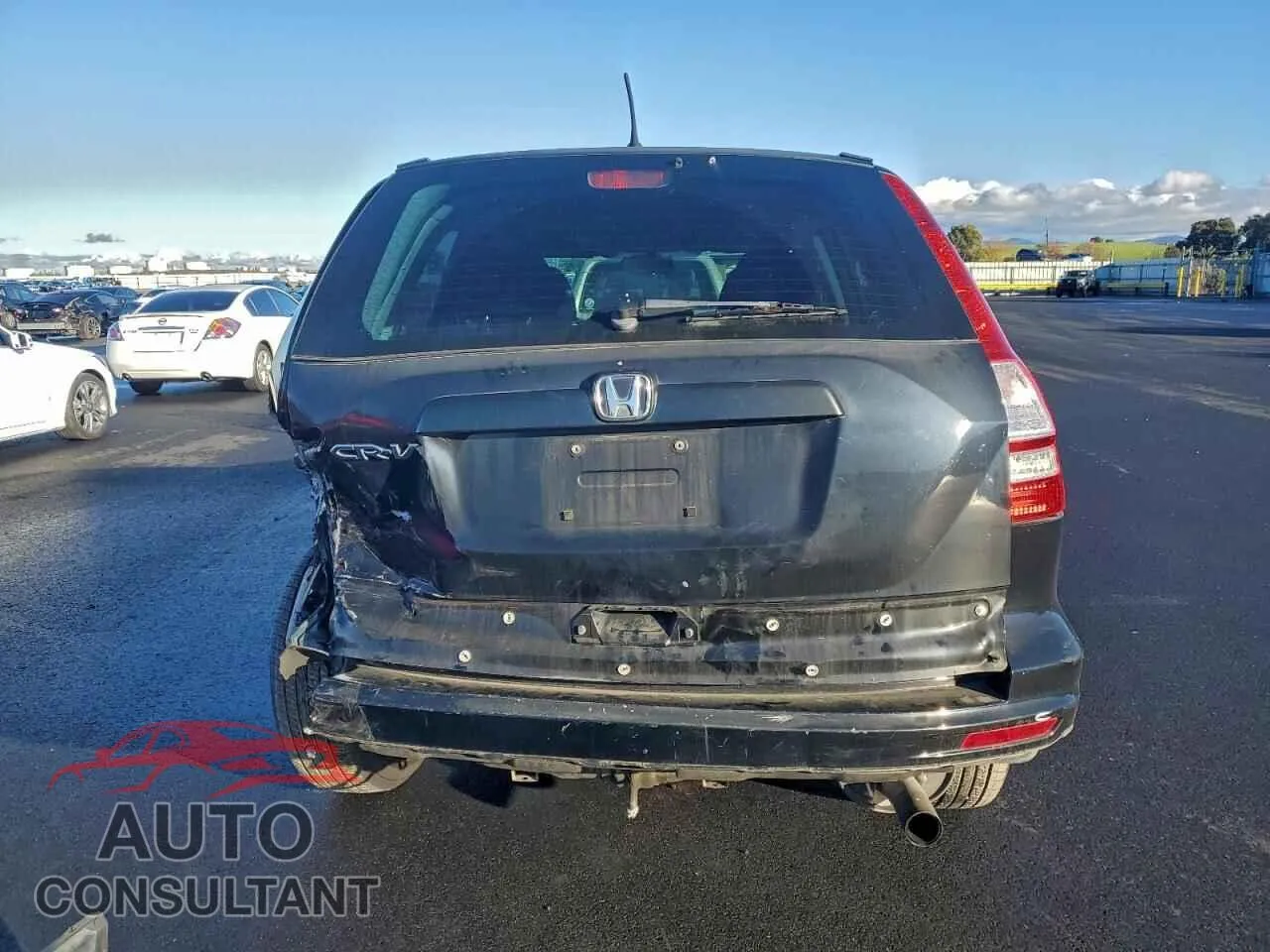 2010 HONDA CRV Damaged VIN 5J6RE3H33AL039751 – engine bay