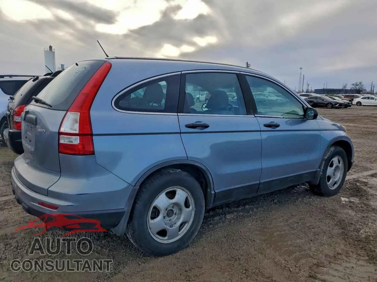 2010 HONDA CRV Damaged VIN 5J6RE4H31AL042072 – side profile