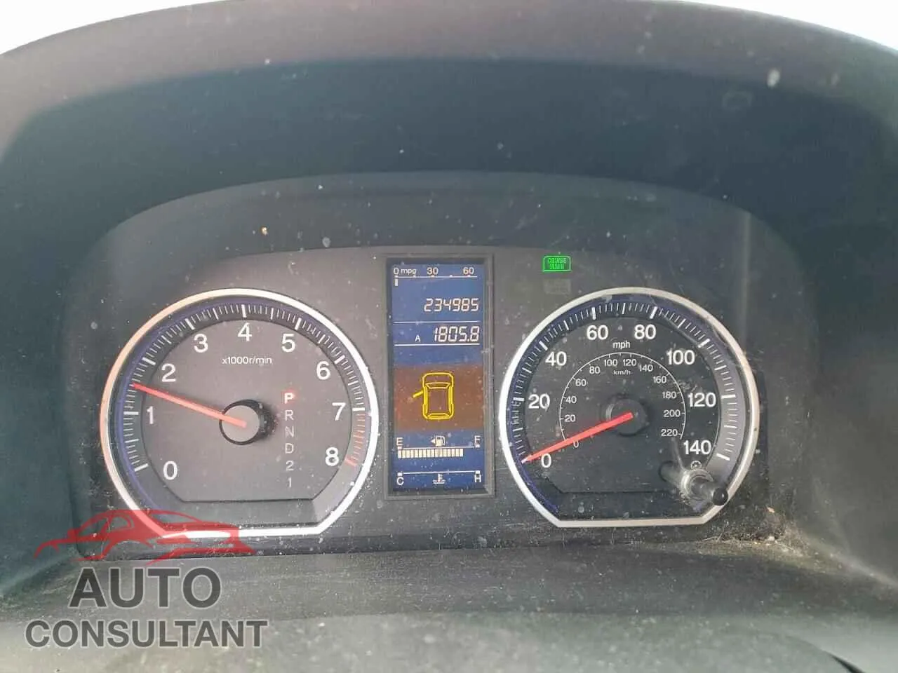 2010 HONDA CRV Damaged VIN 5J6RE4H31AL042072 – trunk area