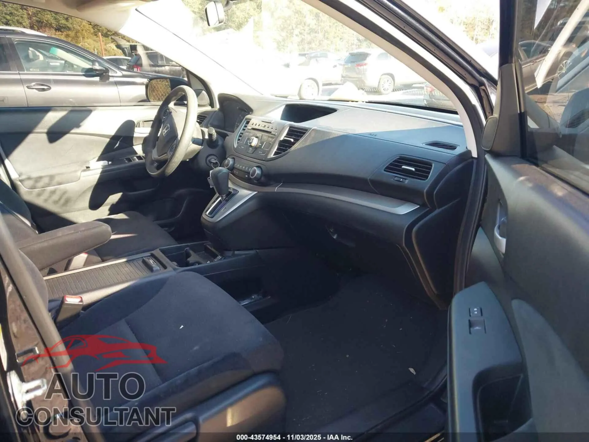 2012 HONDA CR-V Damaged VIN 5J6RM3H52CL047105 – interior seats