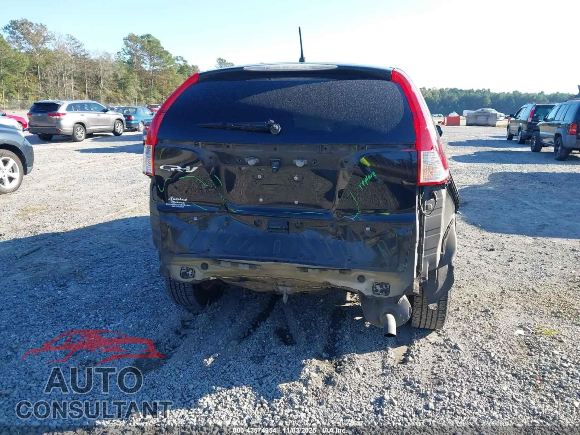 2012 HONDA CR-V Damaged VIN 5J6RM3H52CL047105 – photo 17